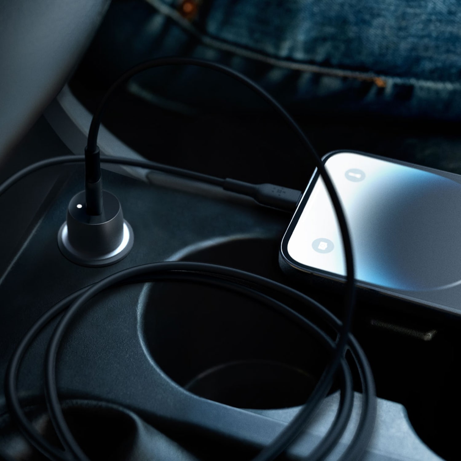 Belkin BoostCharge 30-Watt Fast Car Charger, Black - Image 4