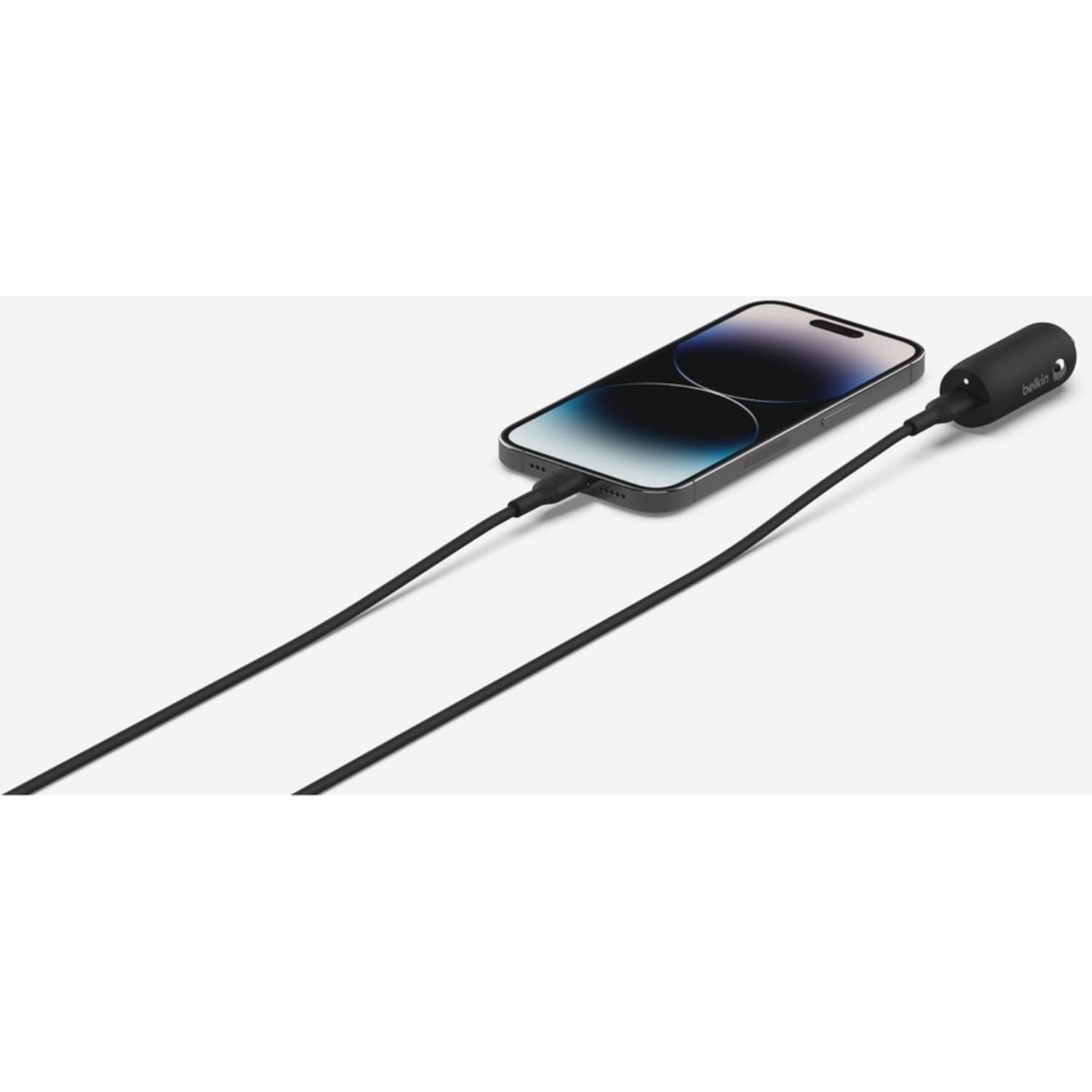 Belkin BoostCharge 30-Watt Fast Car Charger, Black - Image 6