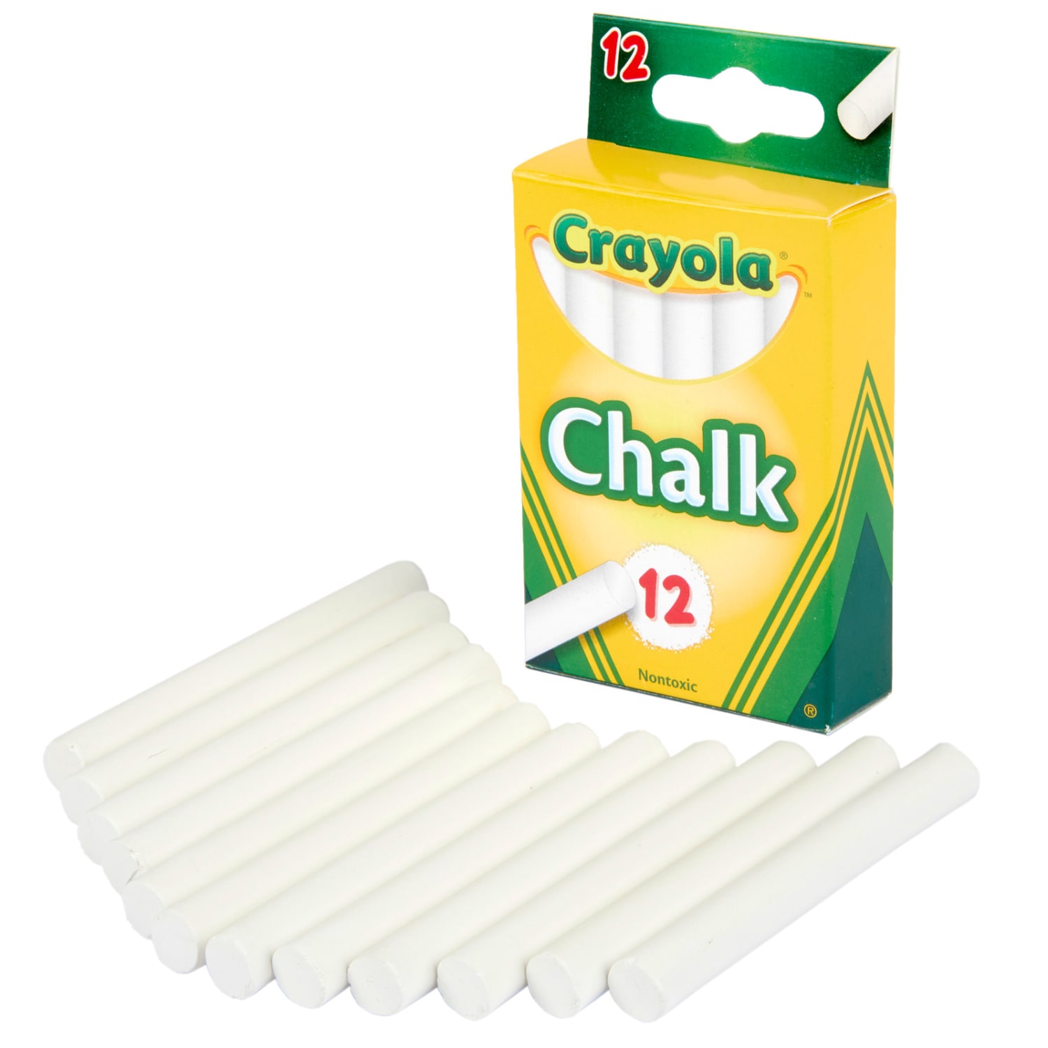 Crayola White Chalk Sticks, White, 12 Sticks Per Box, Set Of 36 Boxes - Image 6