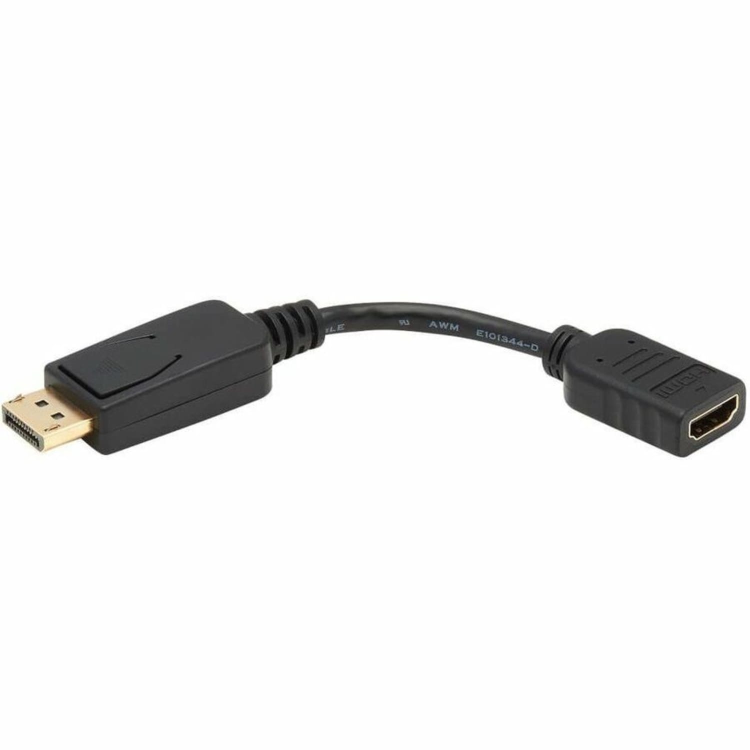 Eaton Tripp Lite Series DisplayPort to HDMI Video Adapter Video Converter (M/F), HDCP, Black, 6 in. (15 cm) - Adapter - DisplayPort male to HDMI female - 6 in - black - molded - Image 6