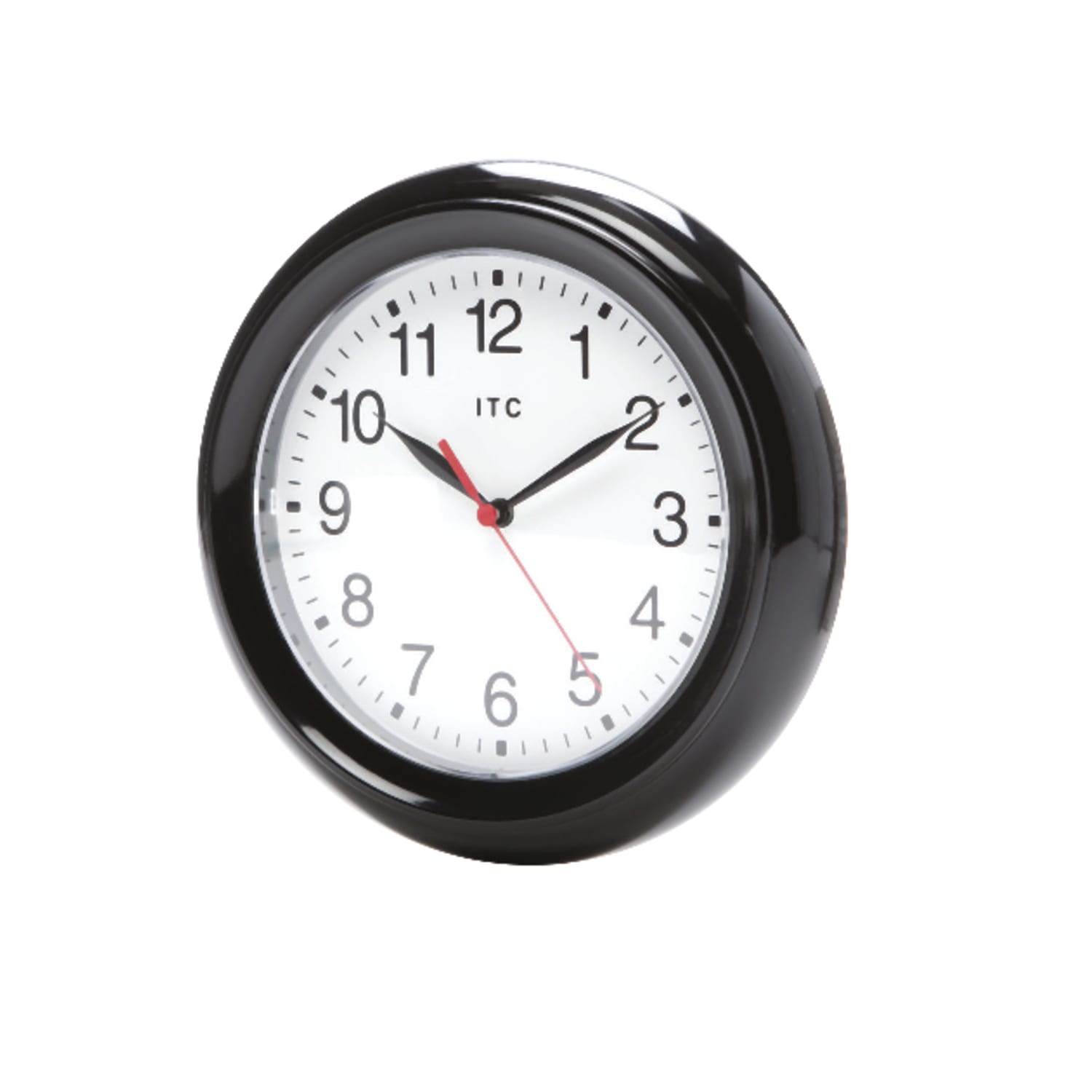 Infinity Instruments ITC Focus Wall Clock, 10in, Black - Image 3