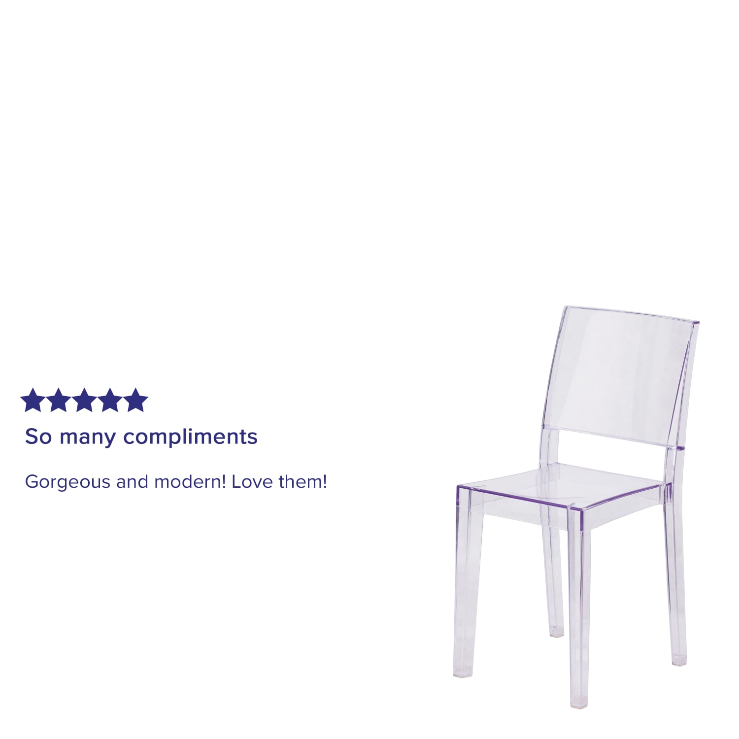 Flash Furniture Phantom Series Transparent Stacking Side Chairs Clear Set Of 4 Chairs PopularChairscom Flash Furniture Phantom Series Transparent Stacking Side Chairs Clear Set Of 4 Chairs PopularChairscom