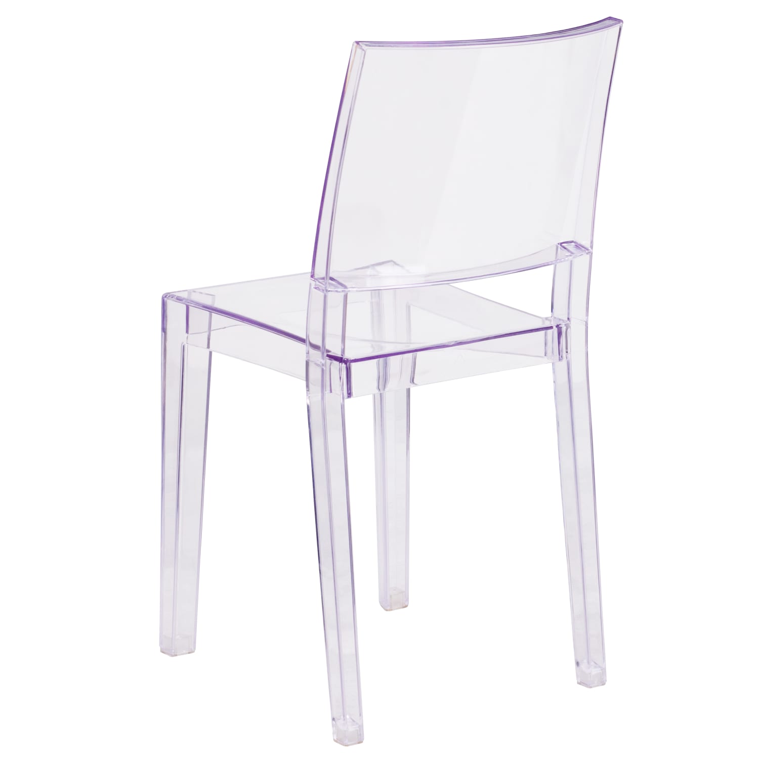 Flash Furniture Phantom Series Transparent Stacking Side Chairs Clear Set Of 4 Chairs PopularChairscom Flash Furniture Phantom Series Transparent Stacking Side Chairs Clear Set Of 4 Chairs PopularChairscom