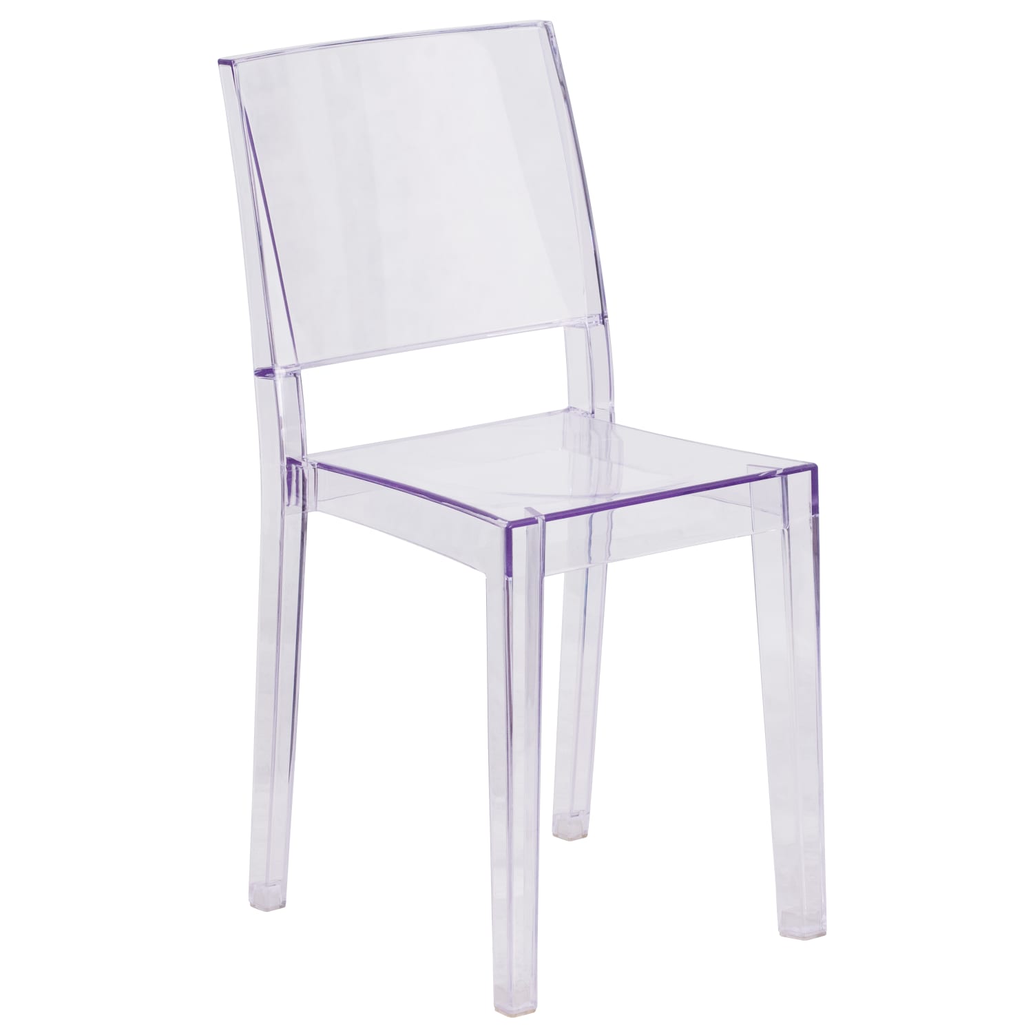 Flash Furniture Phantom Series Transparent Stacking Side Chairs Clear Set Of 4 Chairs PopularChairscom Flash Furniture Phantom Series Transparent Stacking Side Chairs Clear Set Of 4 Chairs PopularChairscom