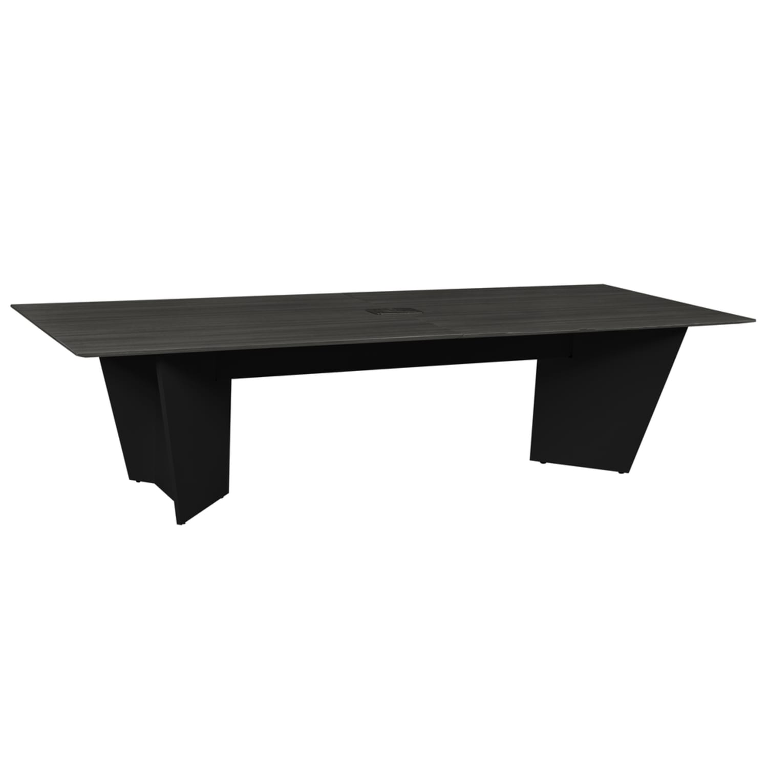 Regency Array Melamine Oval Conference Table, 29inH x 120inW x 48inD, Ash Gray