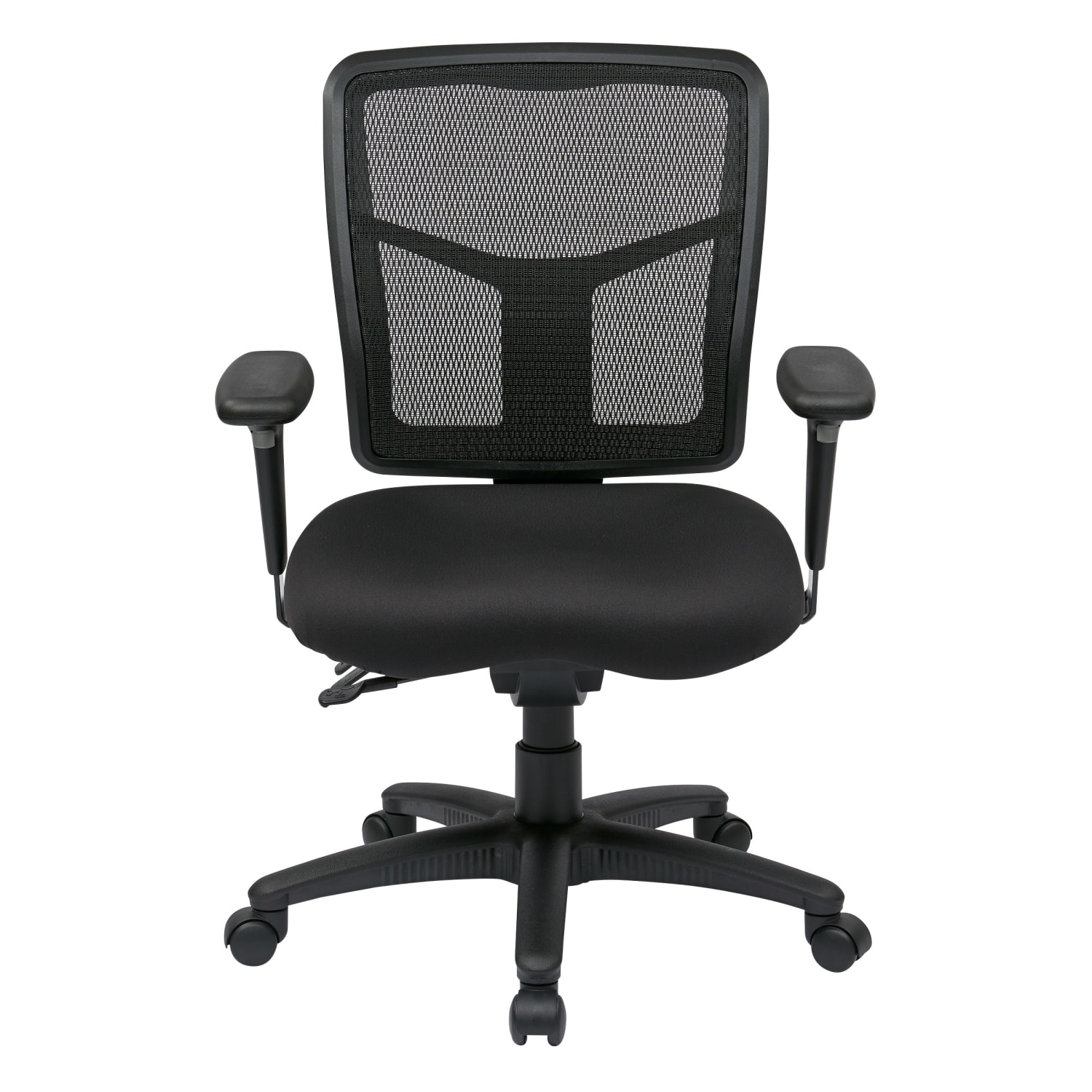 Office Star ProGrid Mid-Back Managers Chair, Coal - Image 3