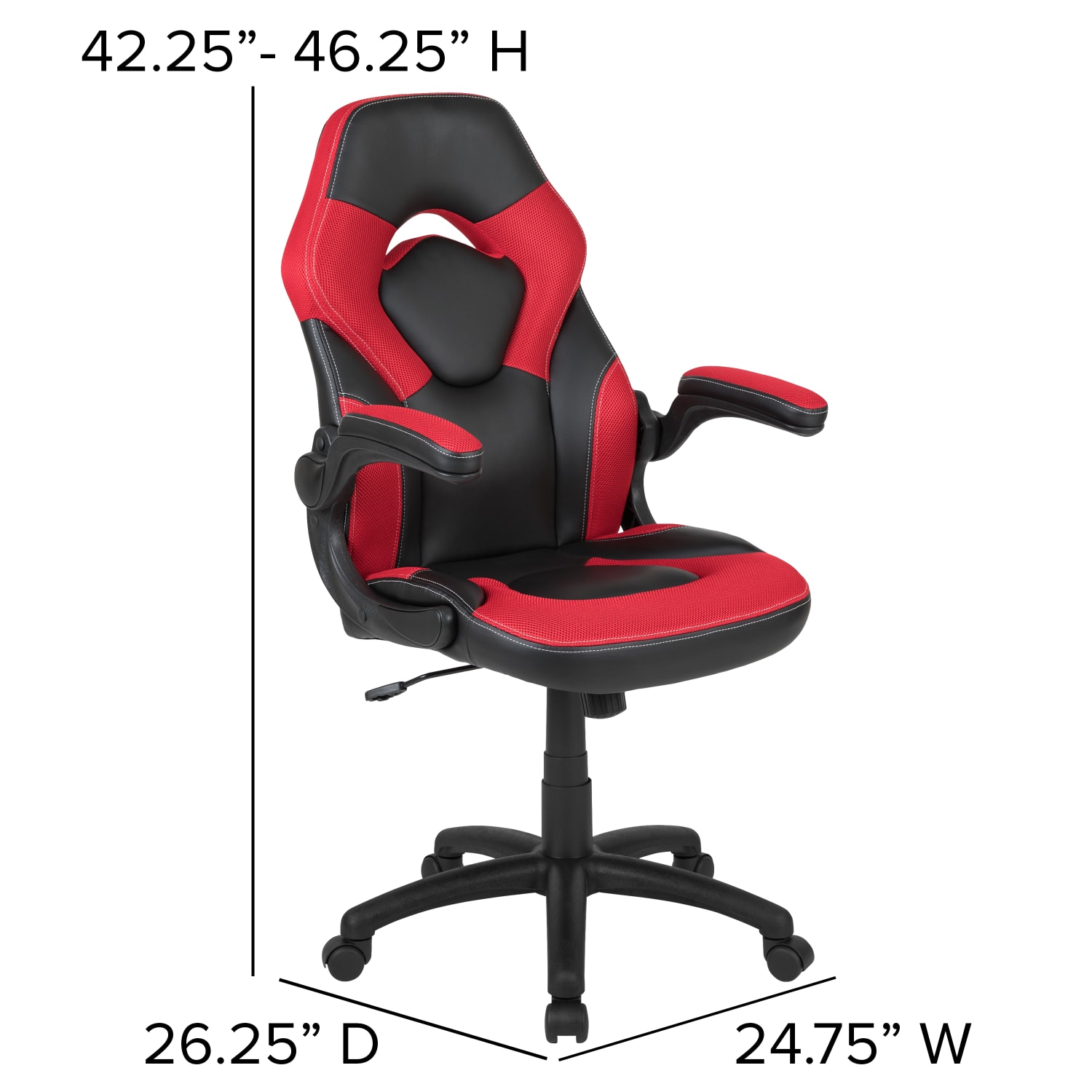 Flash Furniture X10 Ergonomic LeatherSoft Faux Leather HighBack Racing Gaming Chair With FlipUp Arms RedBlack PopularChairscom Flash Furniture X10 Ergonomic LeatherSoft Faux Leather High Back Racing Gaming Chair With Flip Up Arms RedBlack PopularChairscom