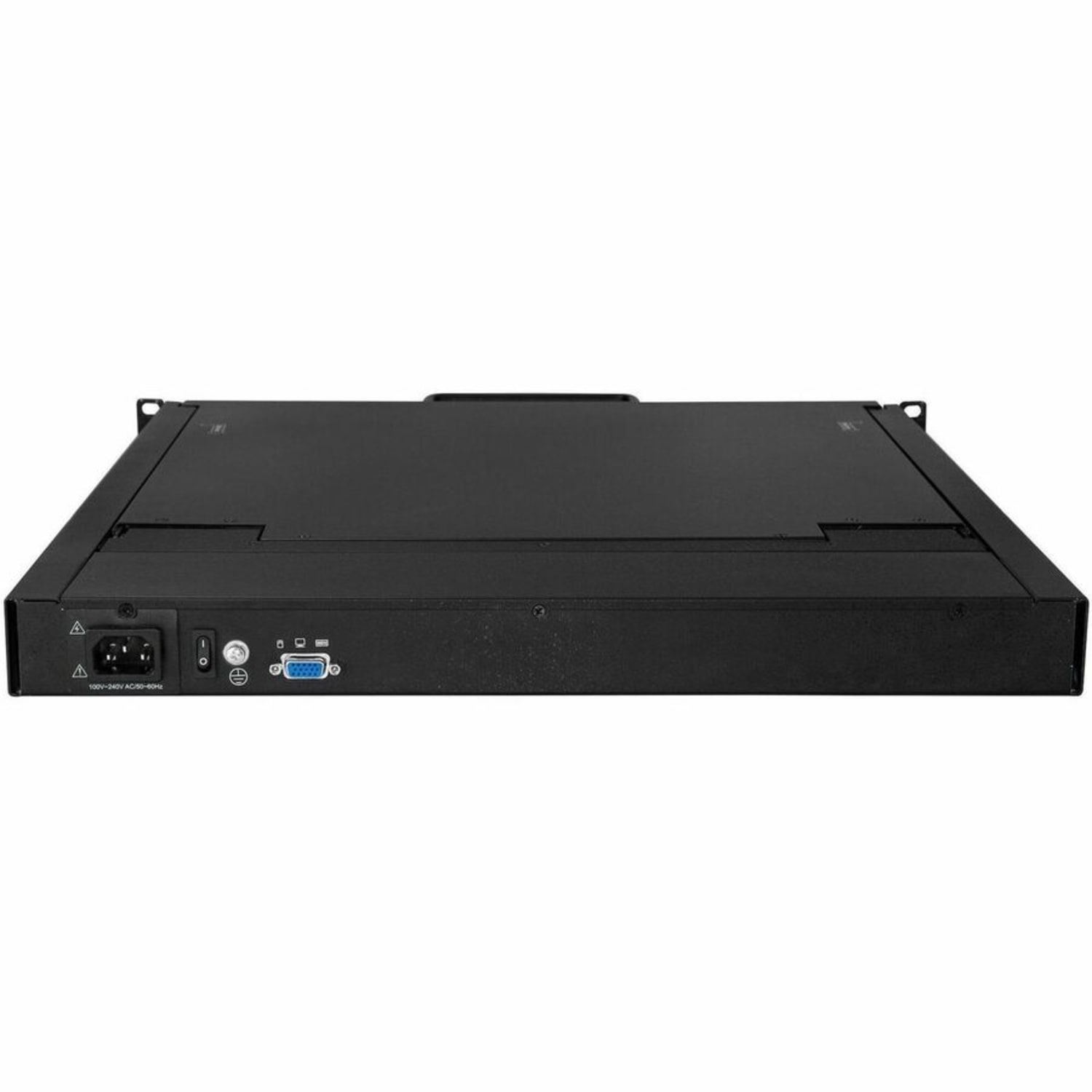 StarTech.com Rackmount KVM Console - 1U 19in LCD Monitor Single Port VGA KVM Server Rack Drawer includes Cables & Hardware - USB Support - Image 3