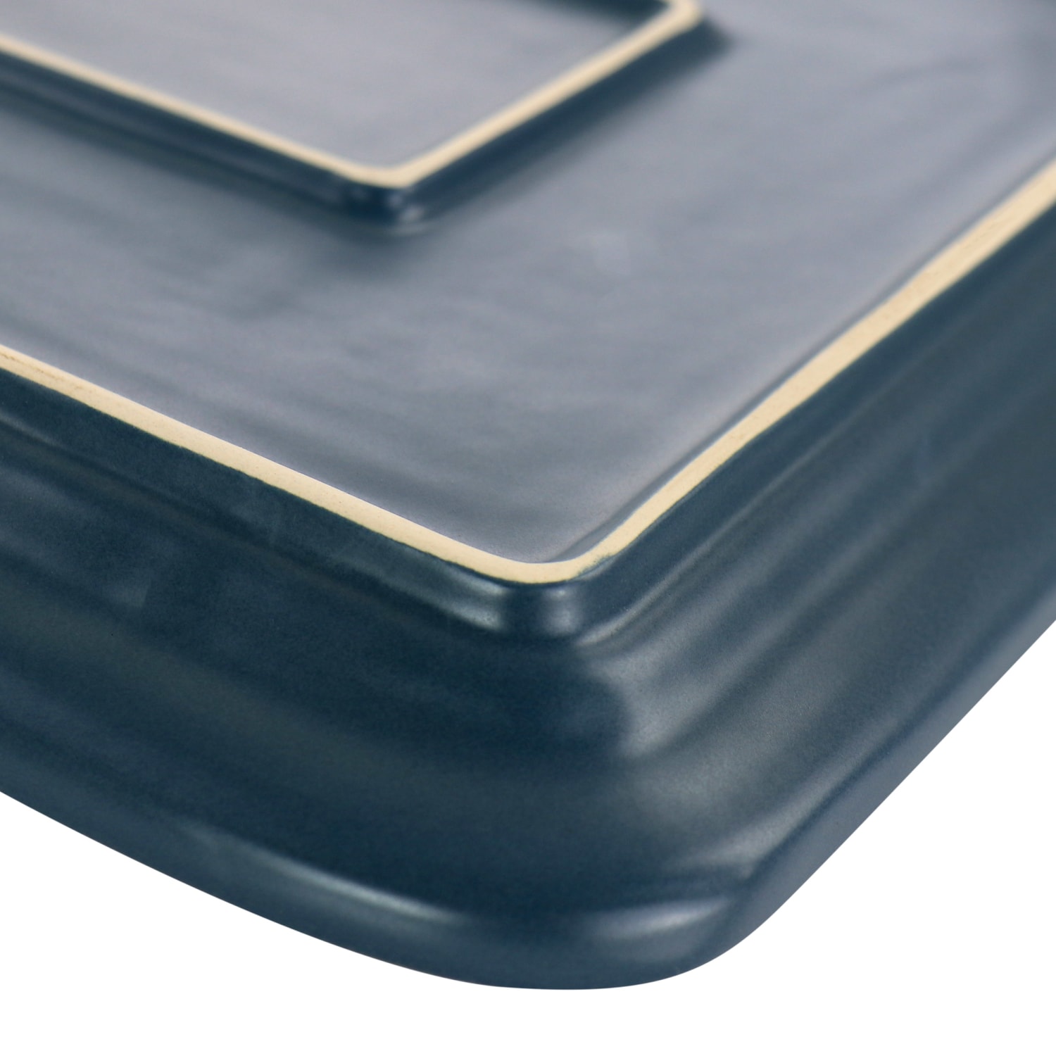 Martha Stewart Serving Platter, 13-1/2in, Dark Blue - Image 6