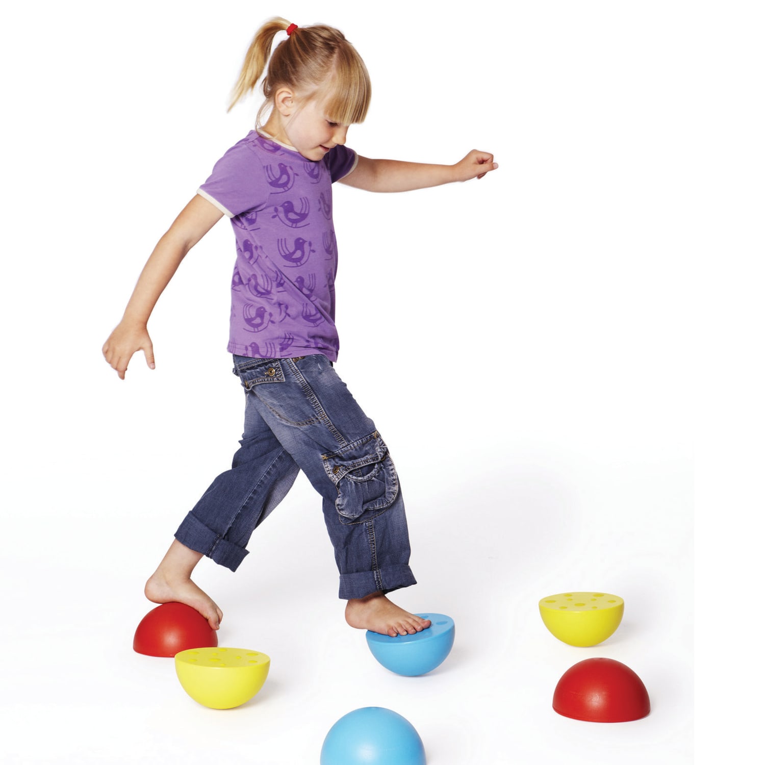 GONGE Balance Hemispheres, Assorted Colors, Set Of 6 Hemispheres - Image 3