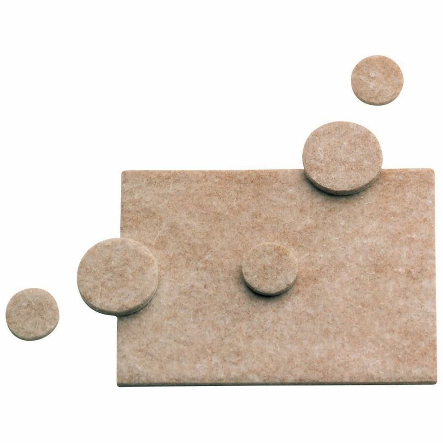 Master Caster Scratch Guard Self-Adhesive Felt Pads, Combo Pack, Pack Of 25 - Image 6