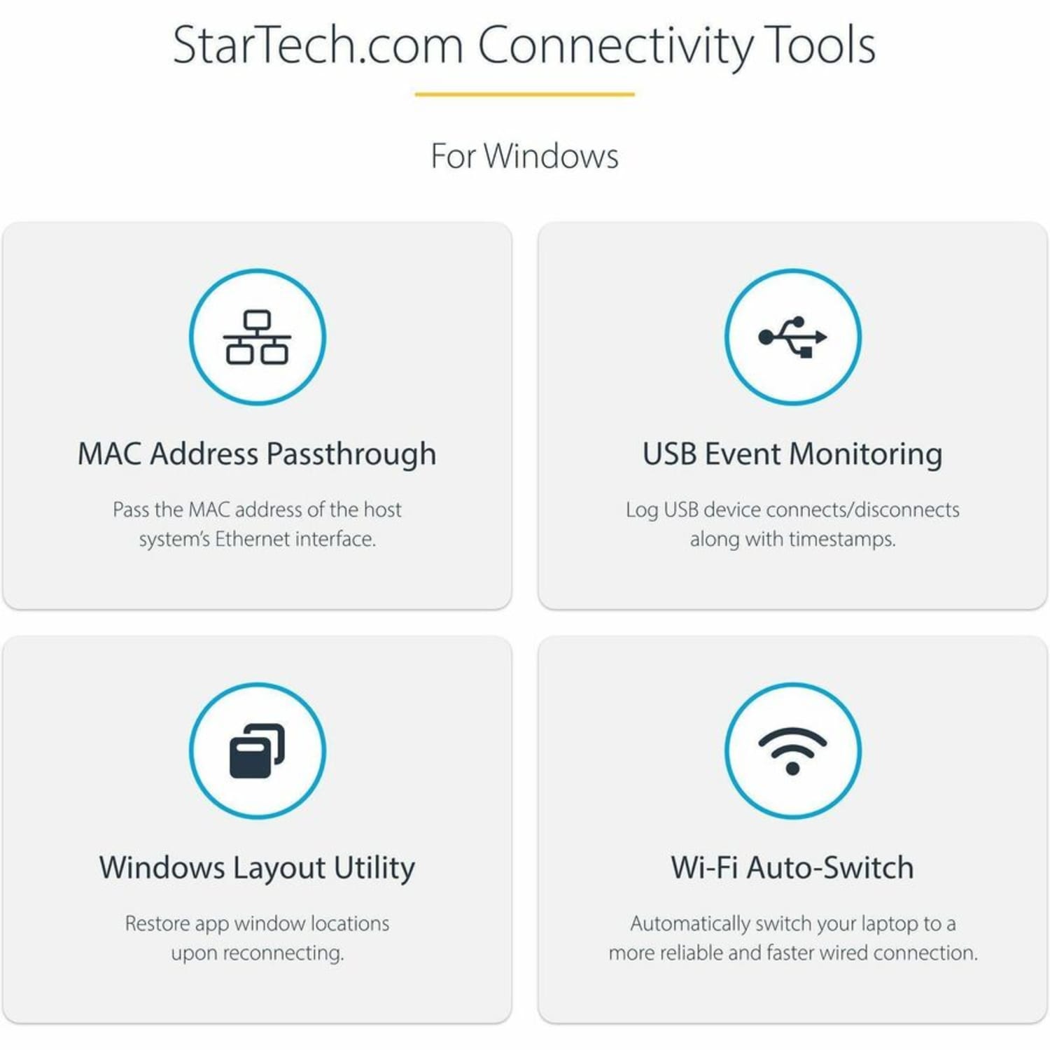StarTech.com USB-C & USB-A Dock - Hybrid Triple Monitor Laptop Docking Station DisplayPort & HDMI 4K 60Hz/85W PD/6x USB/GbE/USB 3.1 Gen 2 - Image 3