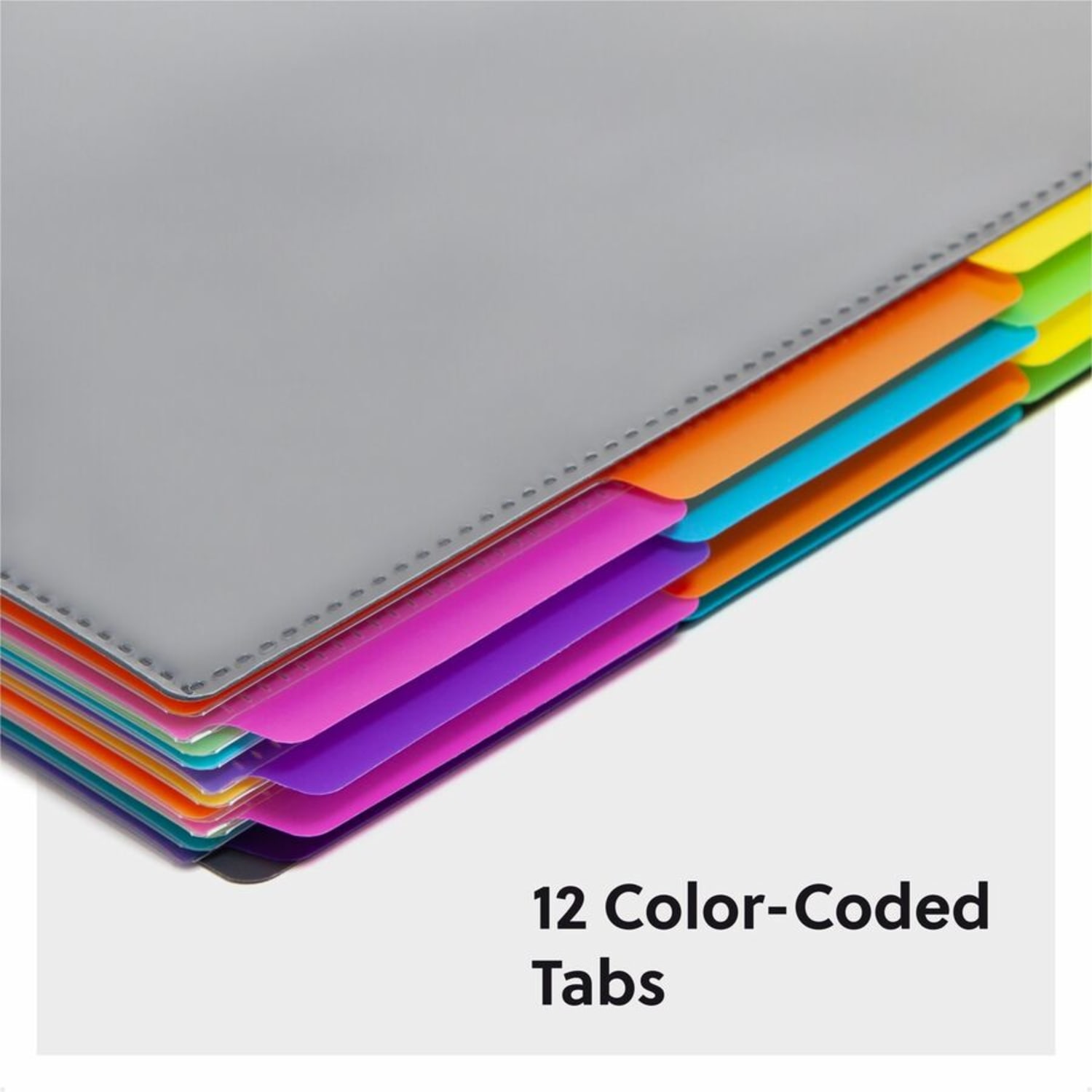 Smead Project Organizer - Letter - 8 1/2inx11in Sheet Size - Spiral Fastener - 24 Inside Back Pocket(s) - 89206 - Image 6