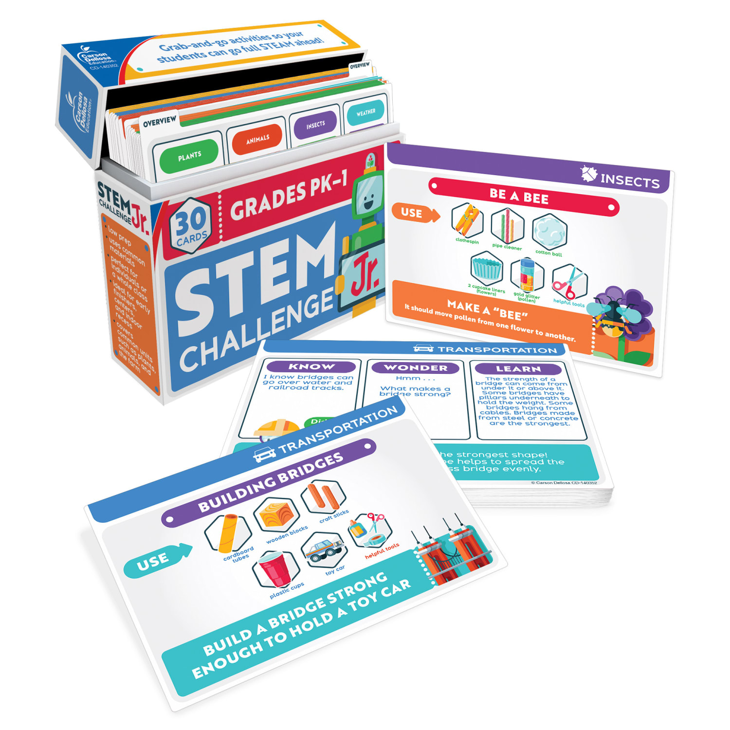 Carson Dellosa Education STEM Challenge, Jr. Learning Cards - Image 3