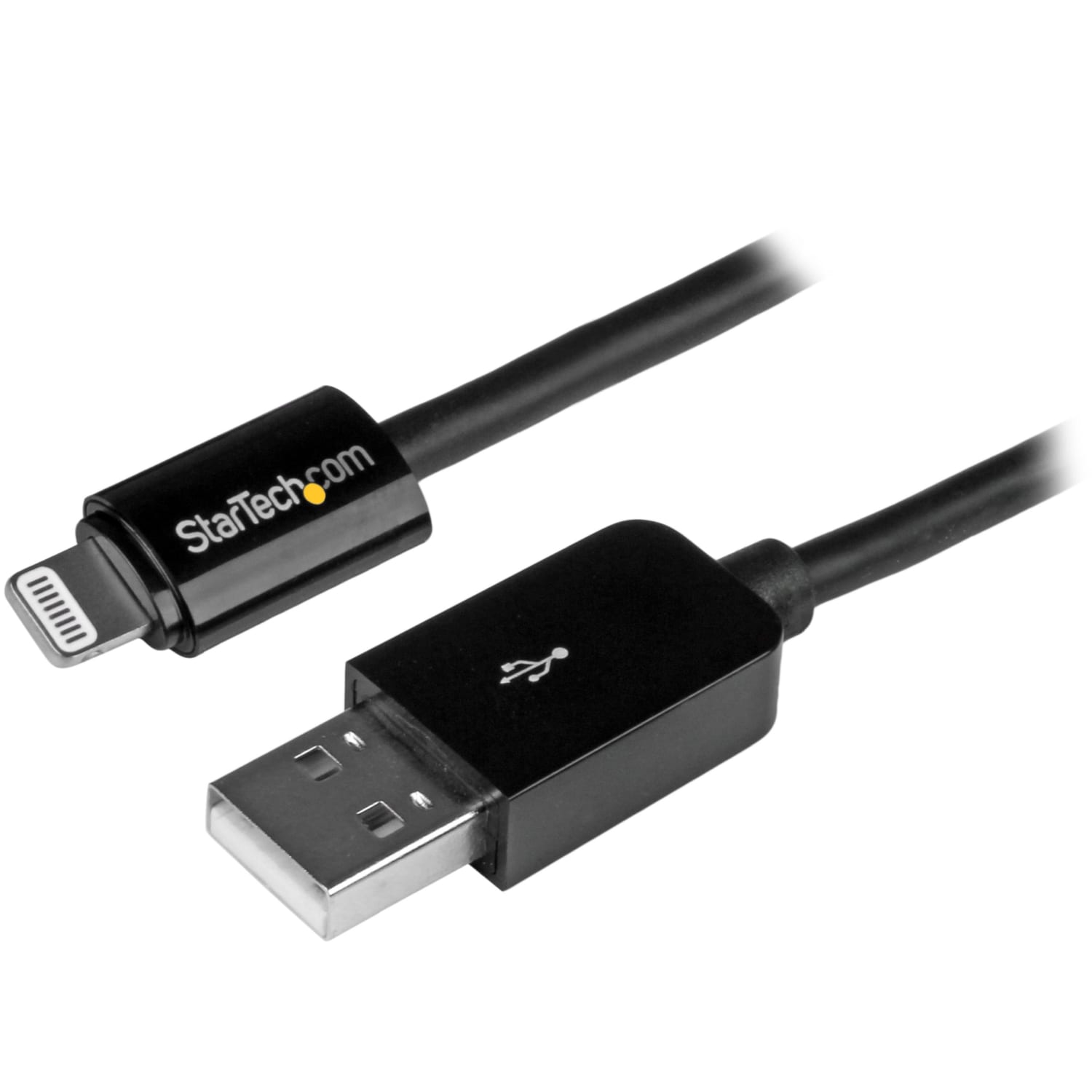 StarTech.com 3m (10ft) Long Black Apple 8-pin Lightning Connector to USB Cable for iPhone / iPod / iPad - Image 3