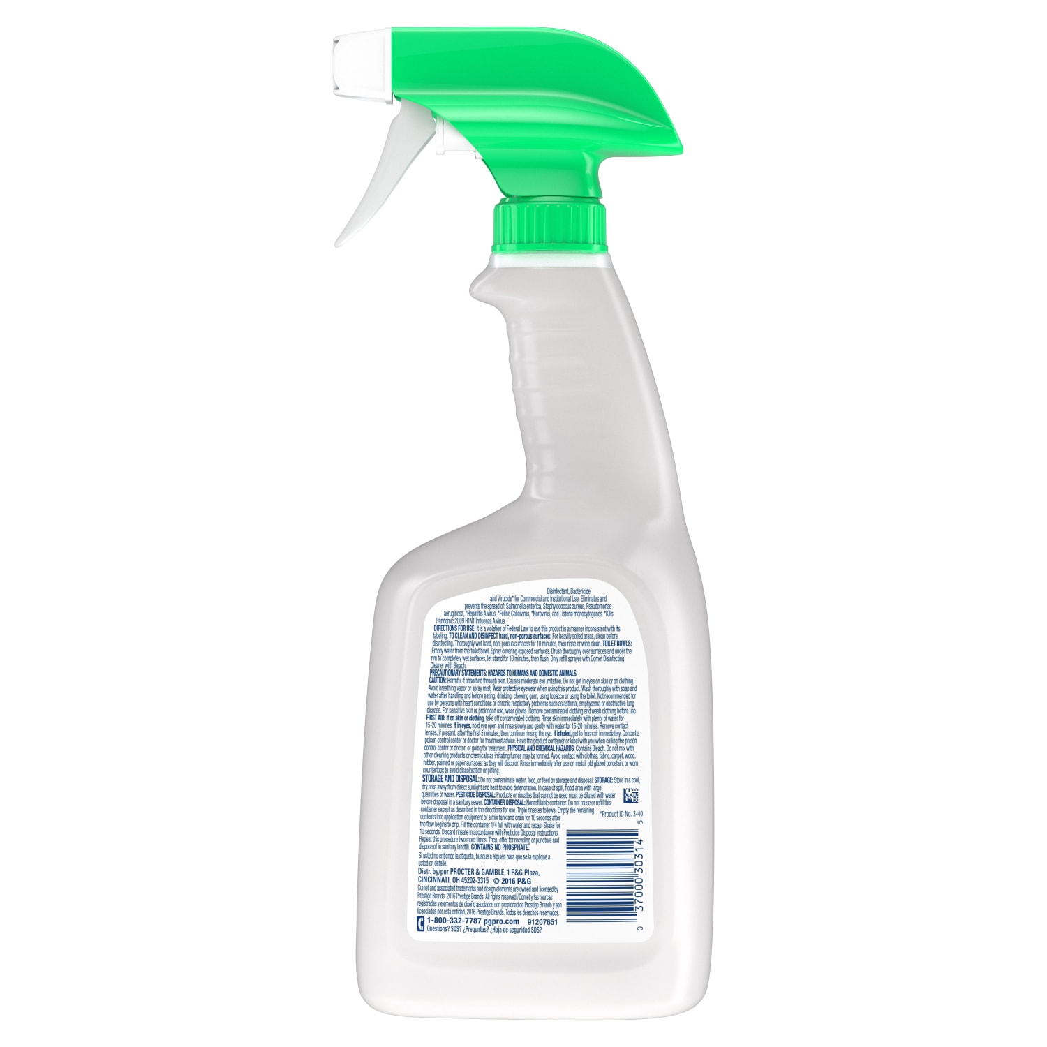 Comet Professional Multi Purpose Disinfecting Liquid Cleaner with Bleach Spray, 32 fl oz - Image 5