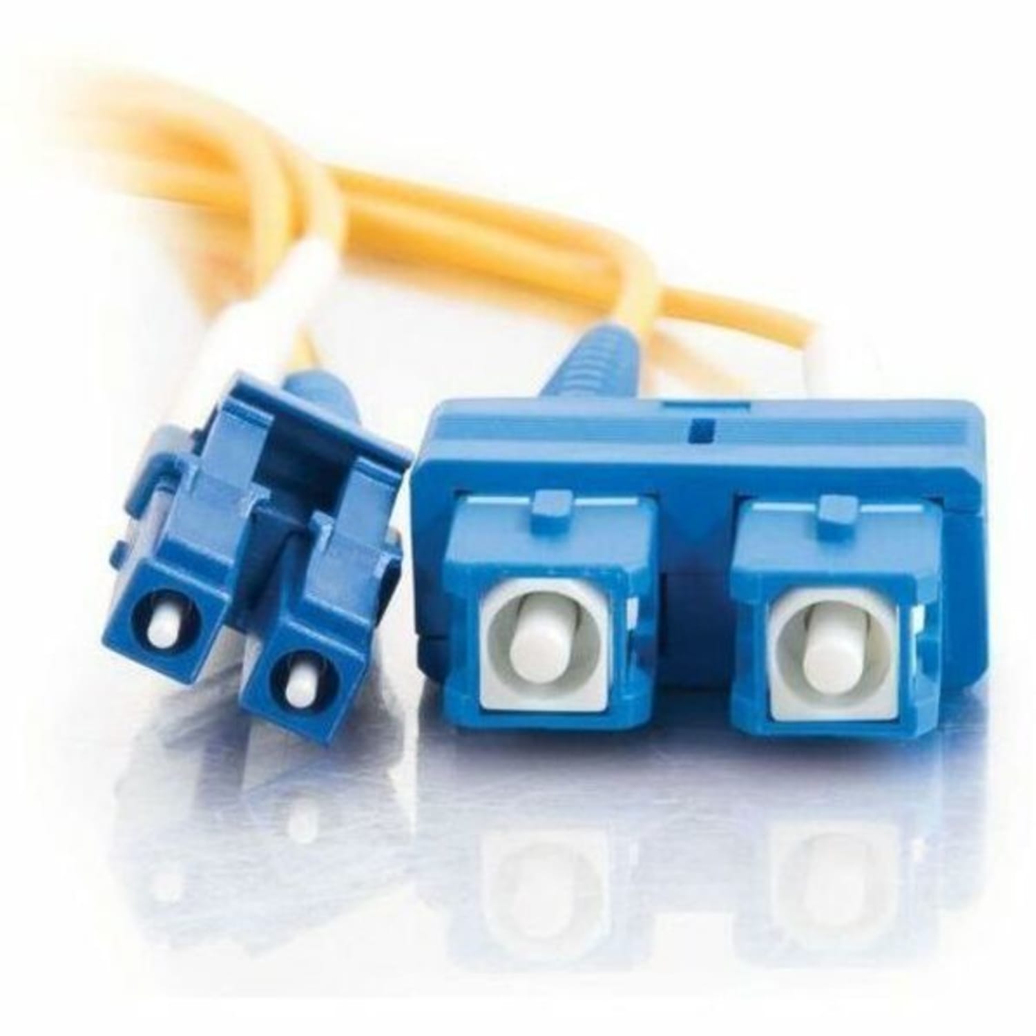 C2G 7m LC-SC 9/125 Duplex Single Mode OS2 Fiber Cable, Yellow, 23ft, 37469 - Image 4