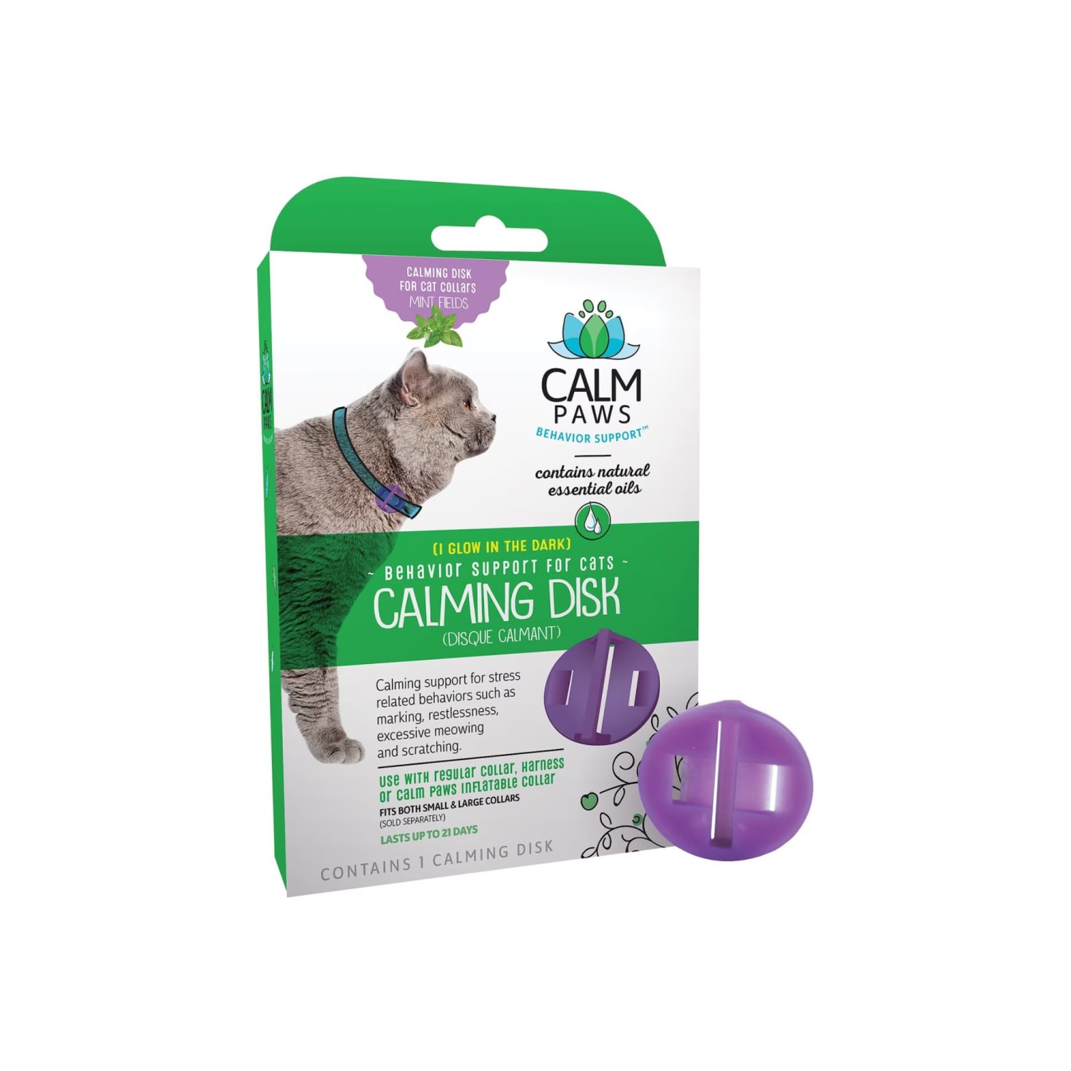 Calm Paws Calming Disk For Cats, Purple - Image 3