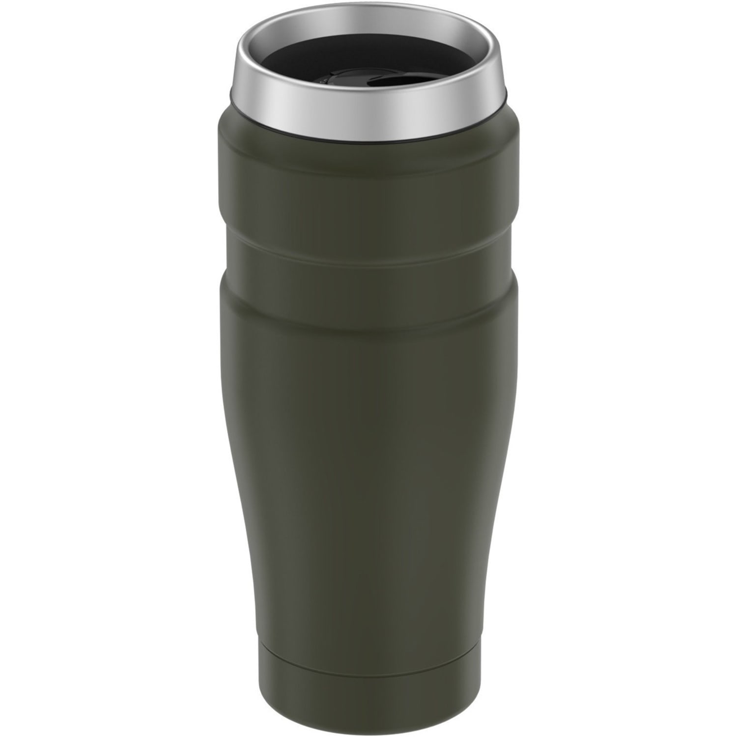 Stainless King SK1005AG4 16-Ounce Stainless King Stainless Steel Travel Tumbler - 2.6in Diameter - Green - Stainless Steel Body - Image 3