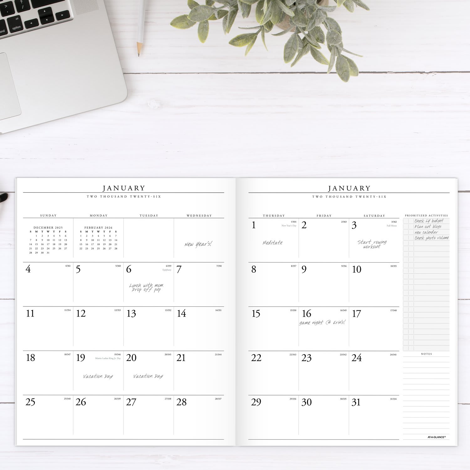 AT-A-GLANCE Executive 2026 Monthly Padfolio Refill for 70-290, Large, 9in x 11in - Image 3