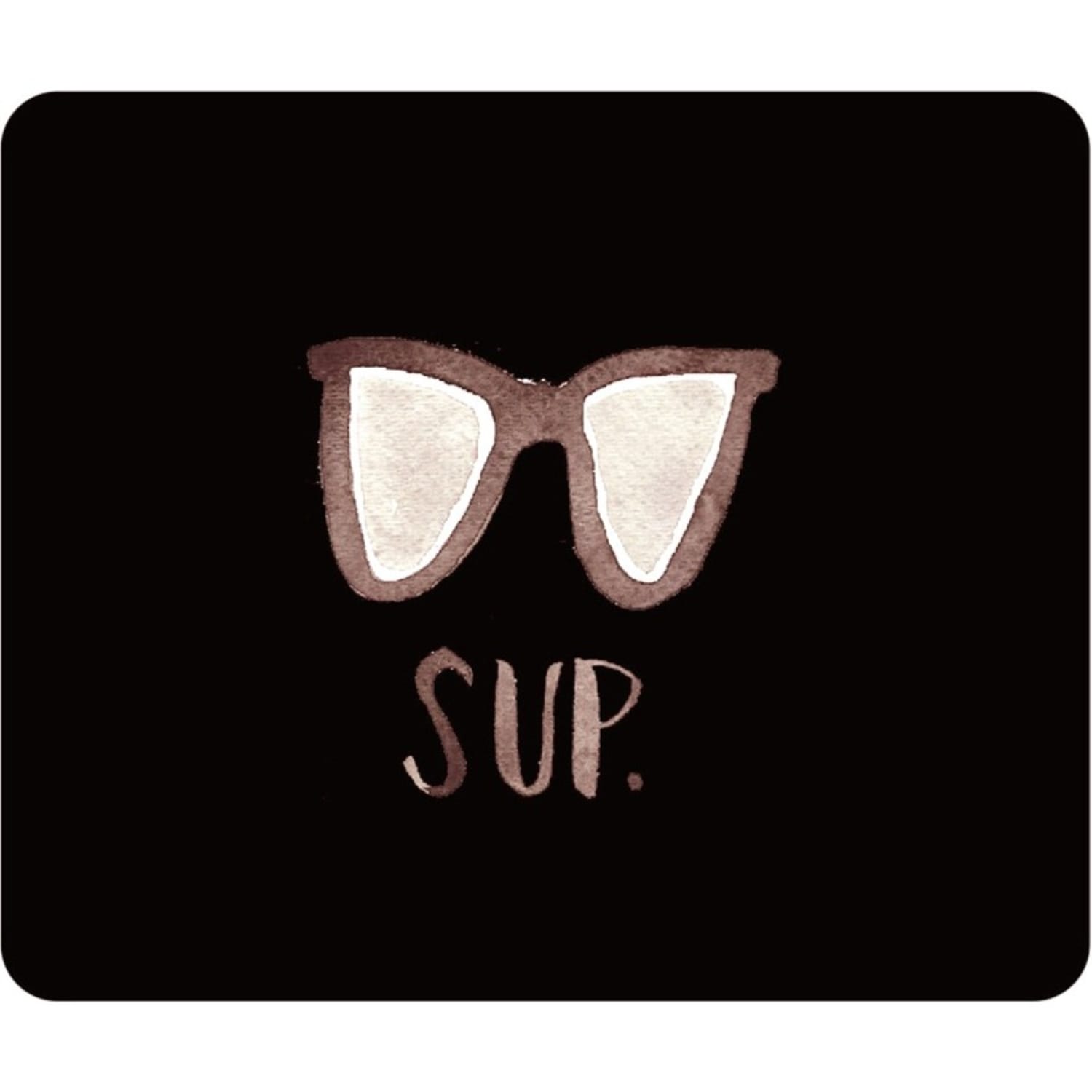 OTM Essentials Mouse Pad, Sup Dude, 10in x 9.13in, Black, PV1BM-ART-15 - Image 3
