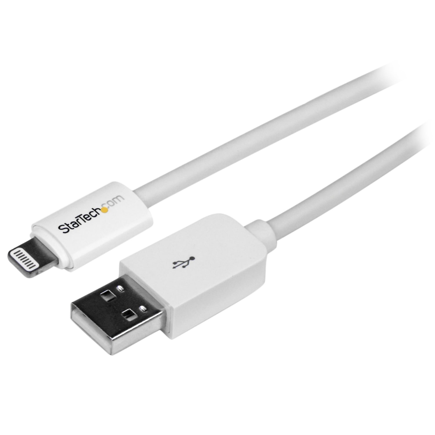 StarTech.com 3m (10ft) Long White Apple 8-pin Lightning Connector to USB Cable  - USBLT3MW - Image 5