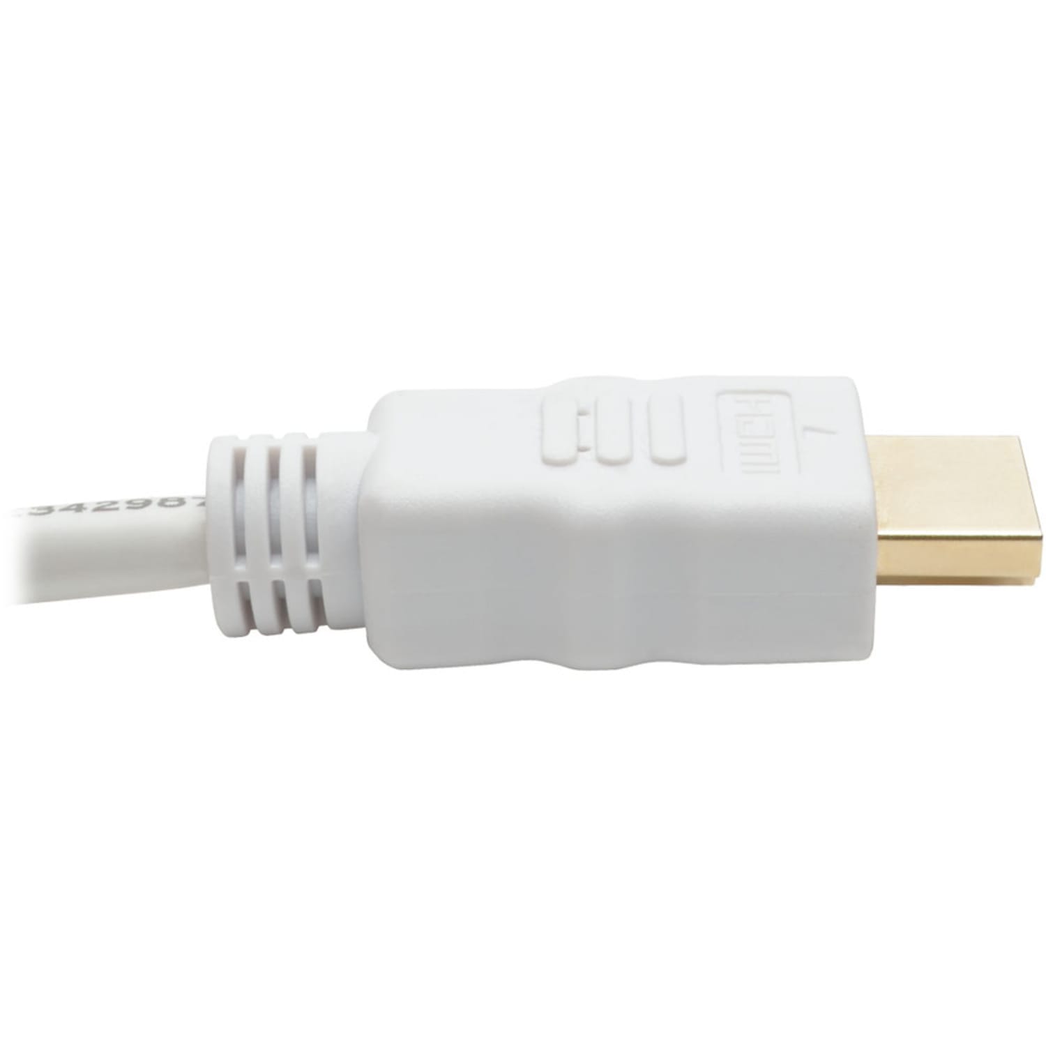 Eaton Tripp Lite Series High-Speed HDMI Cable, Gripping Connectors, 4K @30Hz (M/M), White, 16 ft. (4.88 m) - HDMI  - P568016WH - Image 5