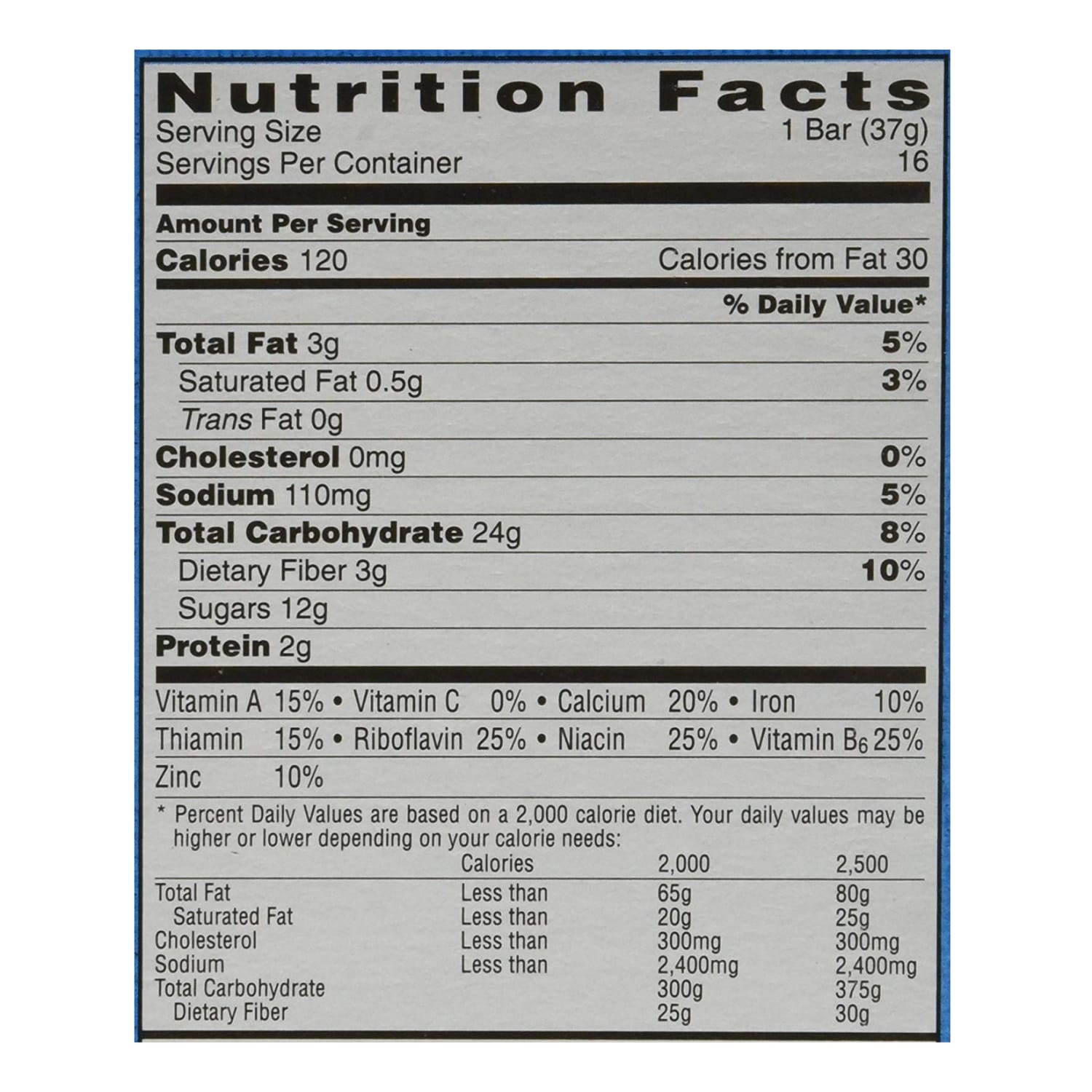 Kelloggs Nutri-Grain Bars, Blueberry, 1.3 Oz, Box Of 16 - Image 4