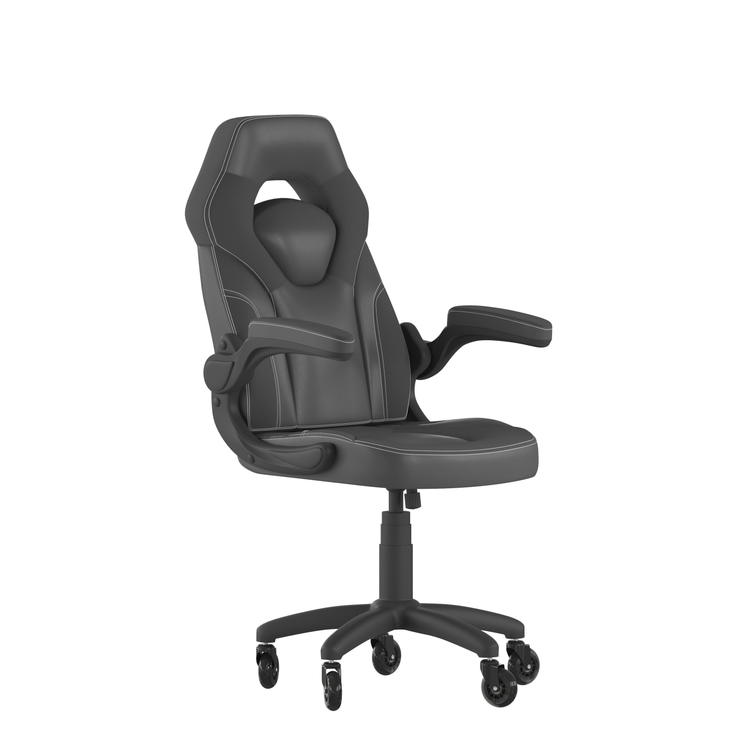 Flash Furniture X10 Racing Ergonomic Faux Leather Computer Gaming Chair Black PopularChairscom