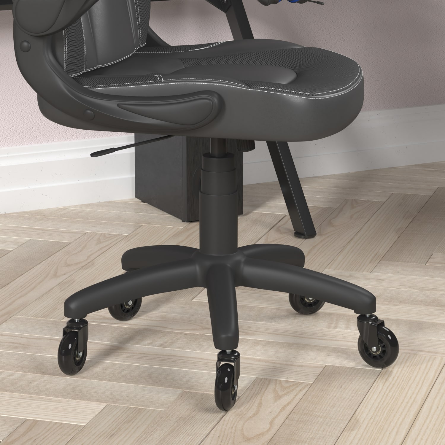 Flash Furniture X10 Racing Ergonomic Faux Leather Computer Gaming Chair Black PopularChairscom