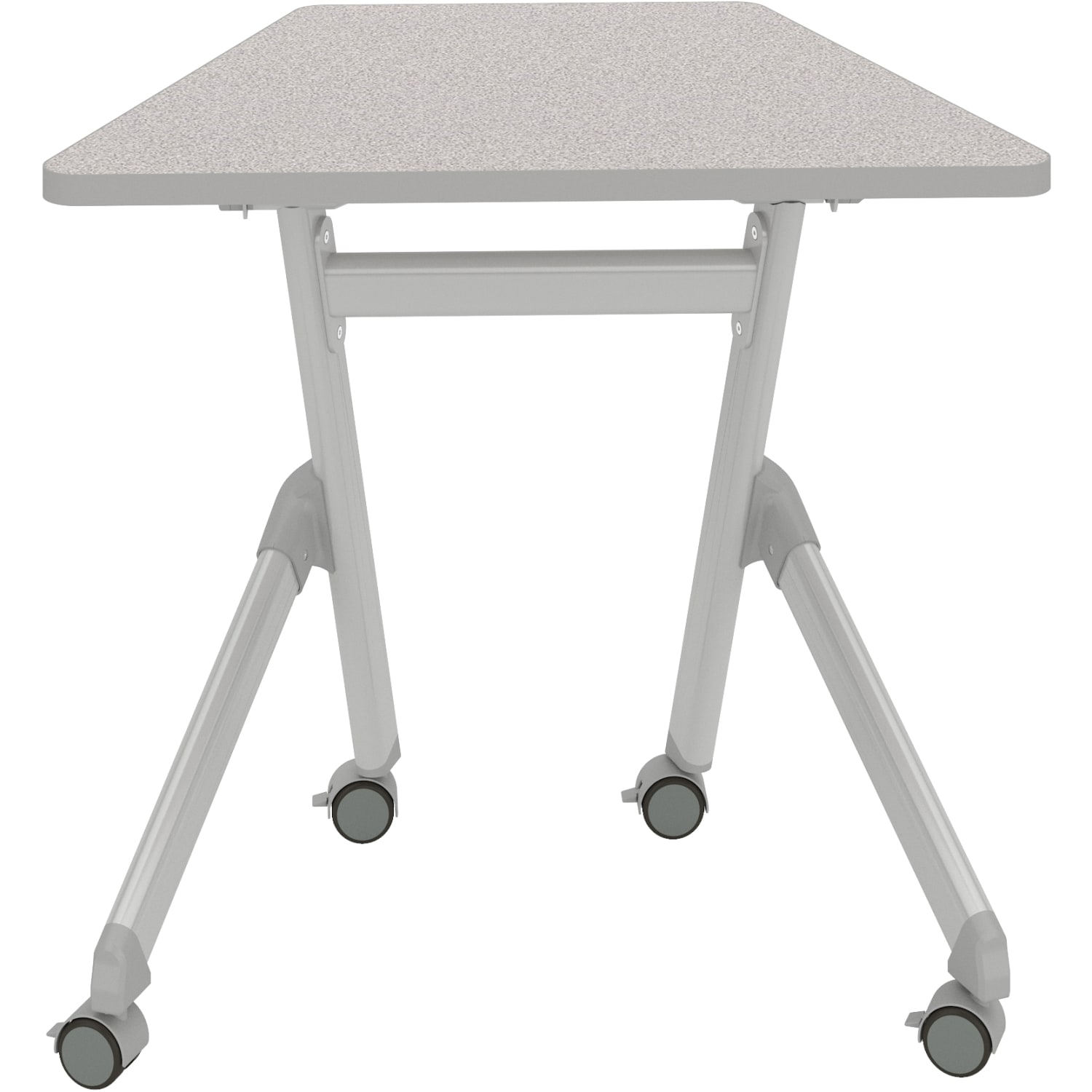 Safco Learn Nesting Trapezoid 33inW Student Desk, Gray - Image 3