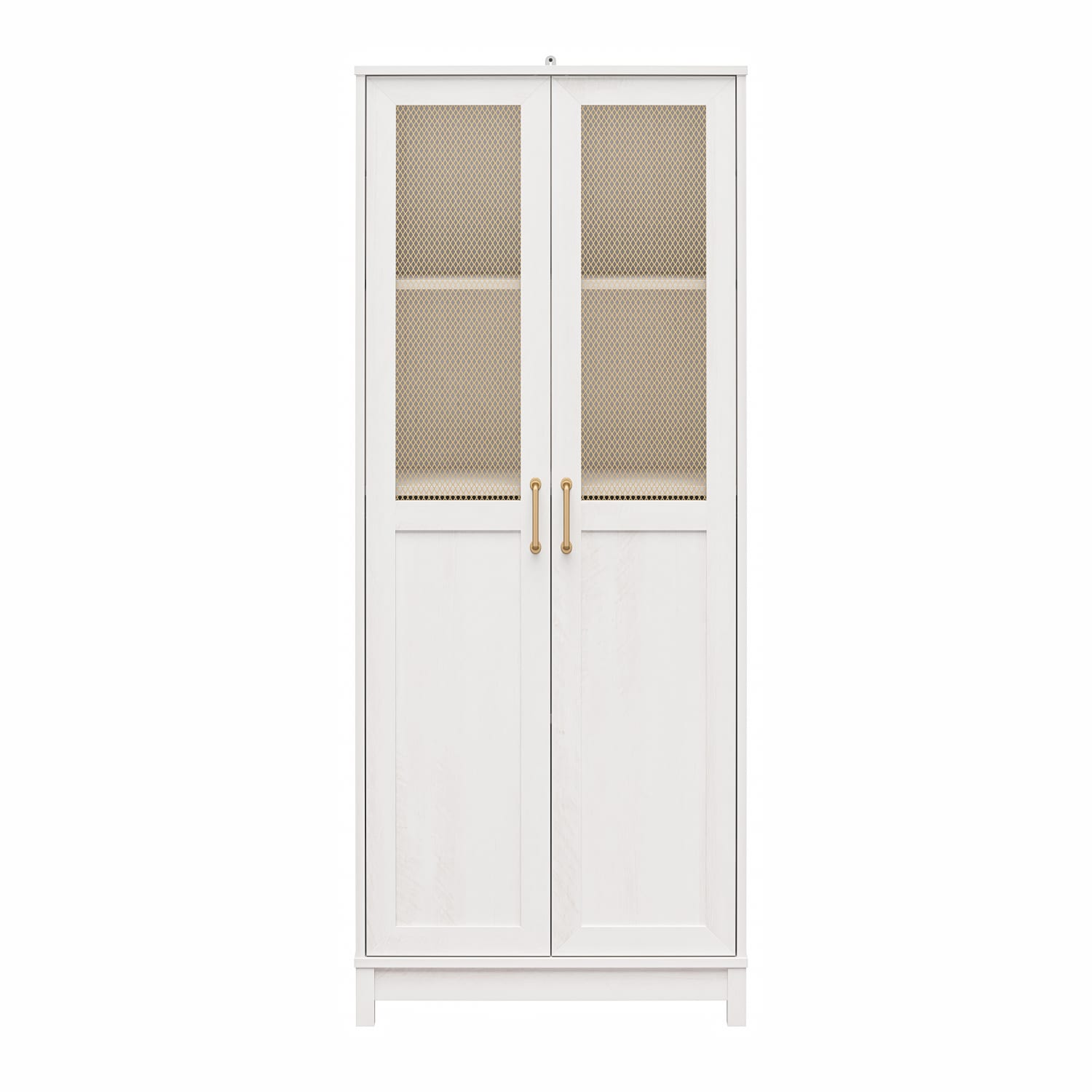 Mr. Kate Tess 2-Door Wide Storage Cabinet With Modular Storage Options, 77-3/8inH x 31-11/16inW x 15-11/16in, Ivory Oak - Image 6