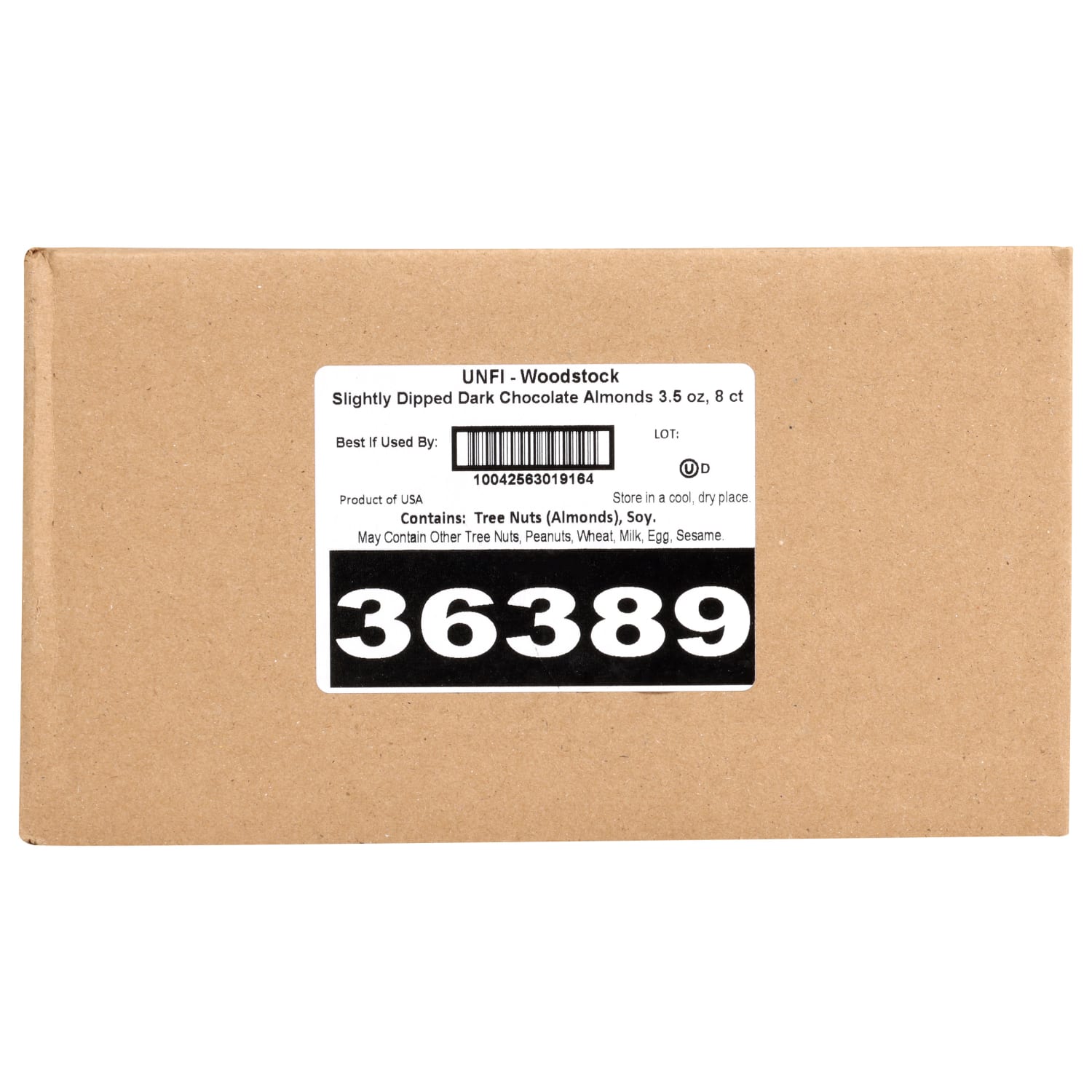 Woodstock Slightly Dipped Almonds, Dark Chocolate With Sea Salt, 3.5 Oz, Total Qty 8 - Image 5