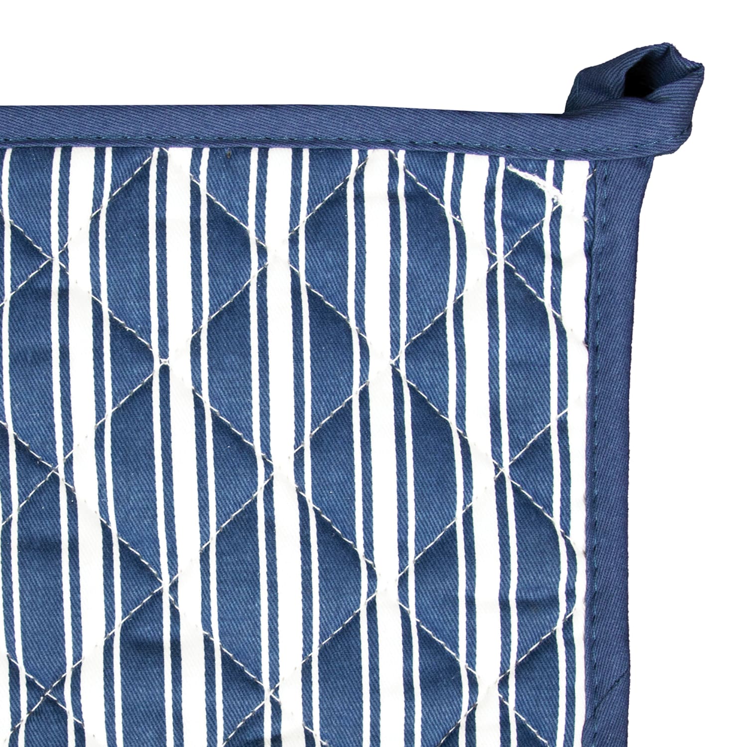 Better Houseware Striped Pot Holder, 7in x 7in, Blue - Image 3