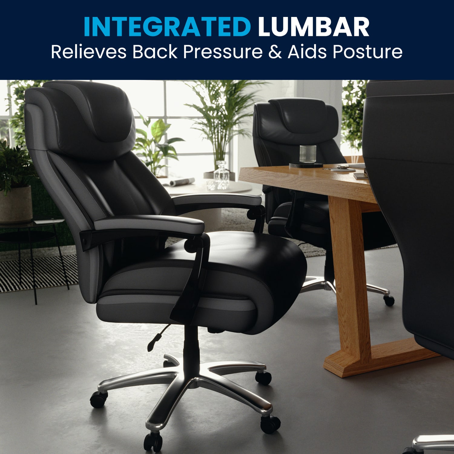 Flash Furniture Hercules Big Tall Ergonomic LeatherSoft Faux Leather Office Chair With HeightAdjustable Headrest BlackGray PopularChairscom Flash Furniture Hercules Big Tall Ergonomic LeatherSoft Faux Leather Office Chair With Height Adjustable Headrest BlackGray PopularChairscom