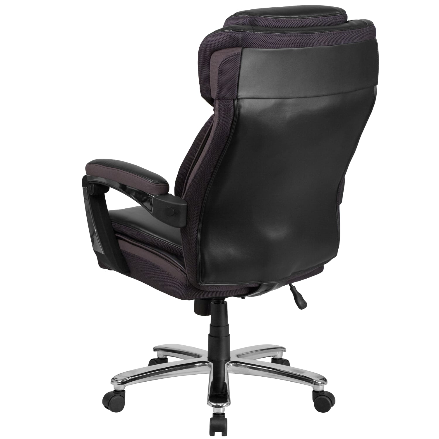 Flash Furniture Hercules Big Tall Ergonomic LeatherSoft Faux Leather Office Chair With HeightAdjustable Headrest BlackGray PopularChairscom Flash Furniture Hercules Big Tall Ergonomic LeatherSoft Faux Leather Office Chair With Height Adjustable Headrest BlackGray PopularChairscom