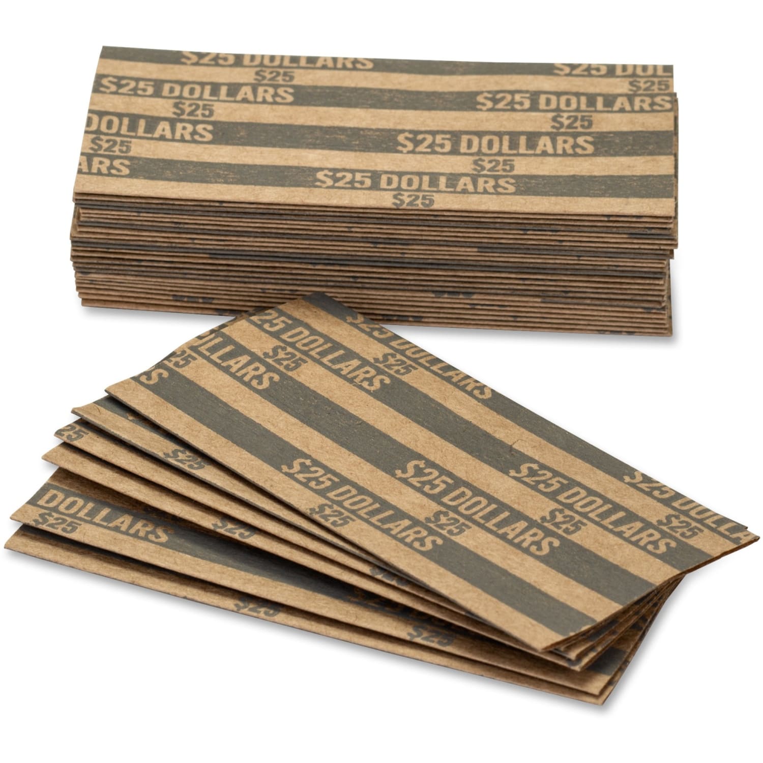 Flat Tubular Coin Wrappers, Dollars, Gray, Box Of 1,000 - Image 3