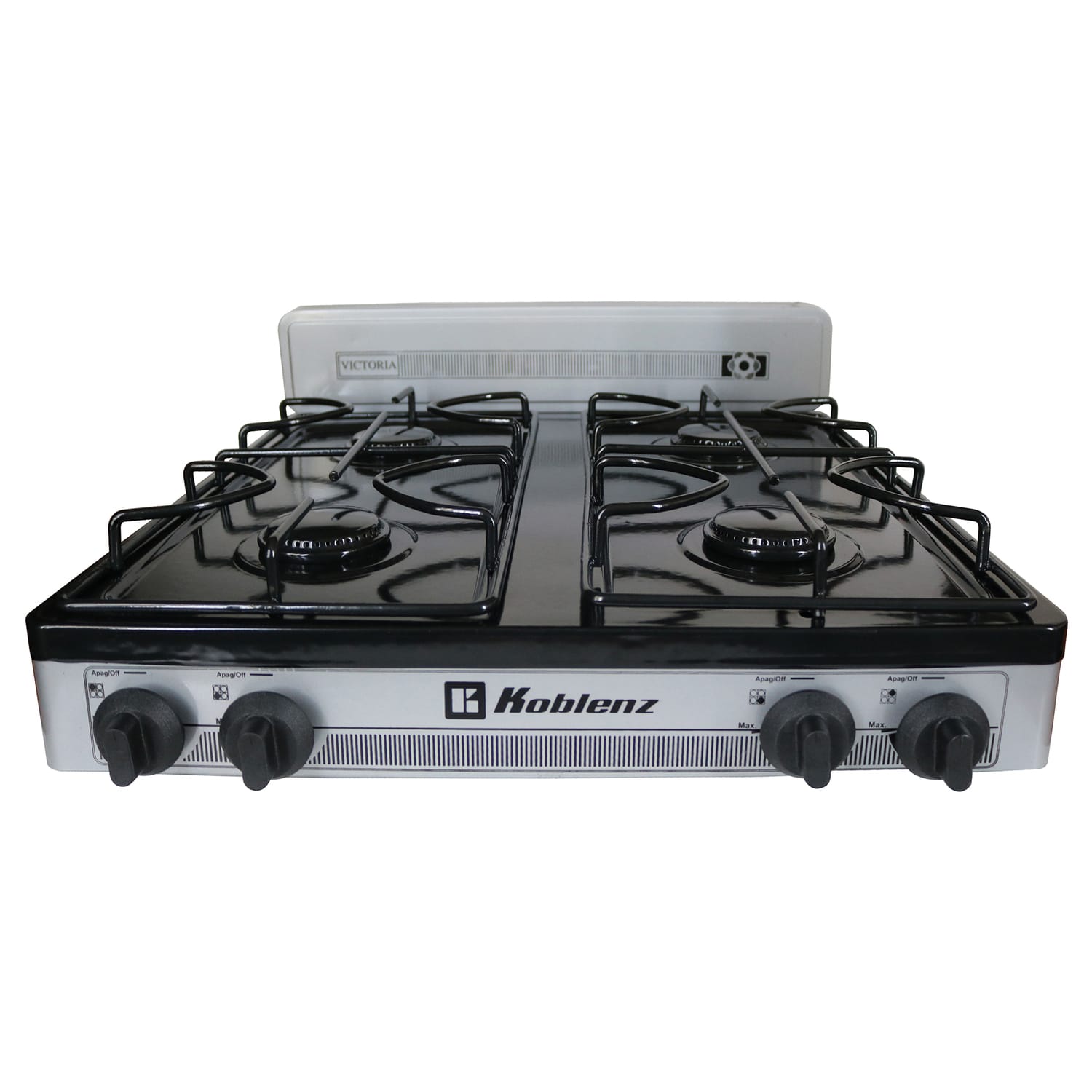 Koblenz 4-Burner Outdoor Stove, Silver