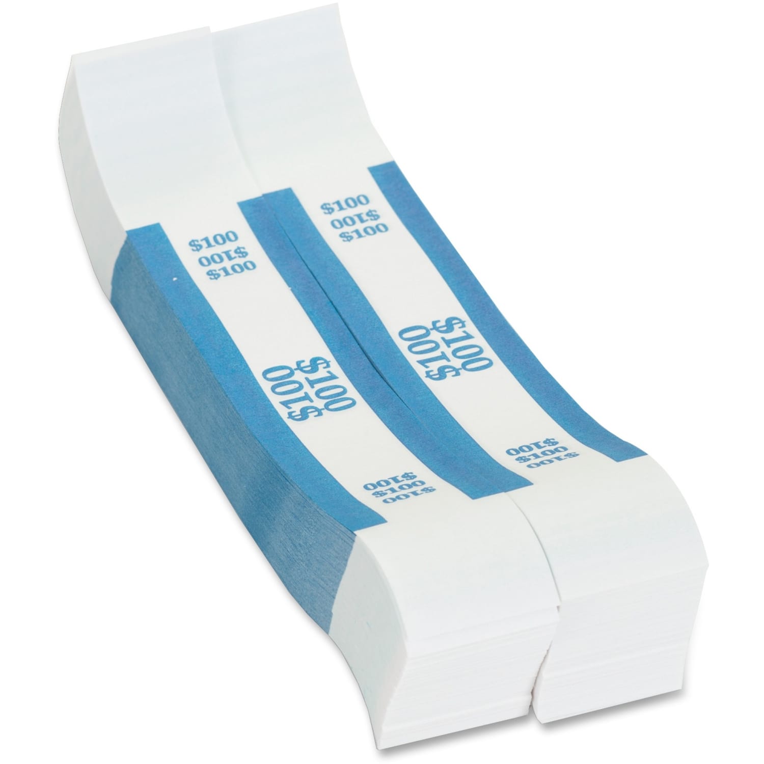Pap-R Currency Straps, Blue, $100, Pack Of 1,000 - Image 3