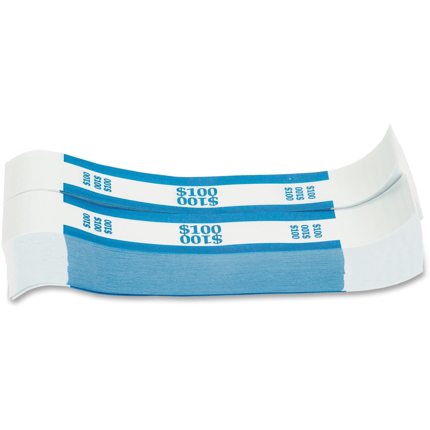 Pap-R Currency Straps, Blue, $100, Pack Of 1,000 - Image 4