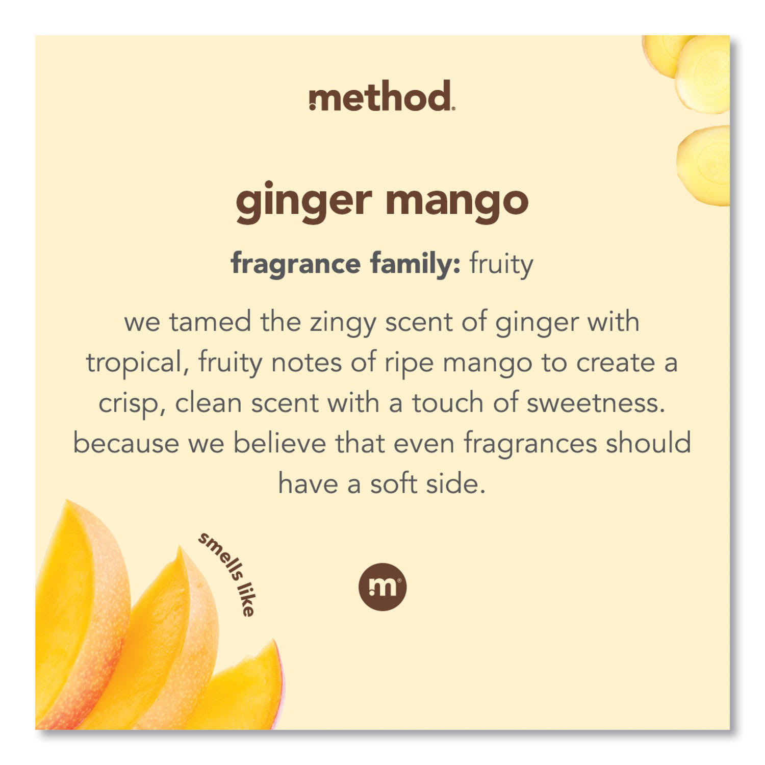 Method Fragrance Booster Beads, Ginger Mango Scent, 14.8 oz Bottle, 6/Carton - Image 4
