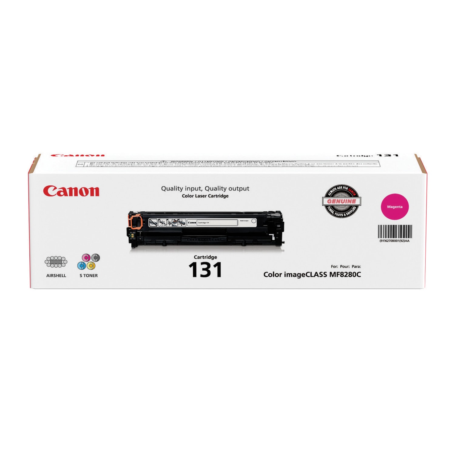 Canon 131 Cyan, Magenta, Yellow Toner Cartridges, Pack Of 3, 131 combo - Image 3
