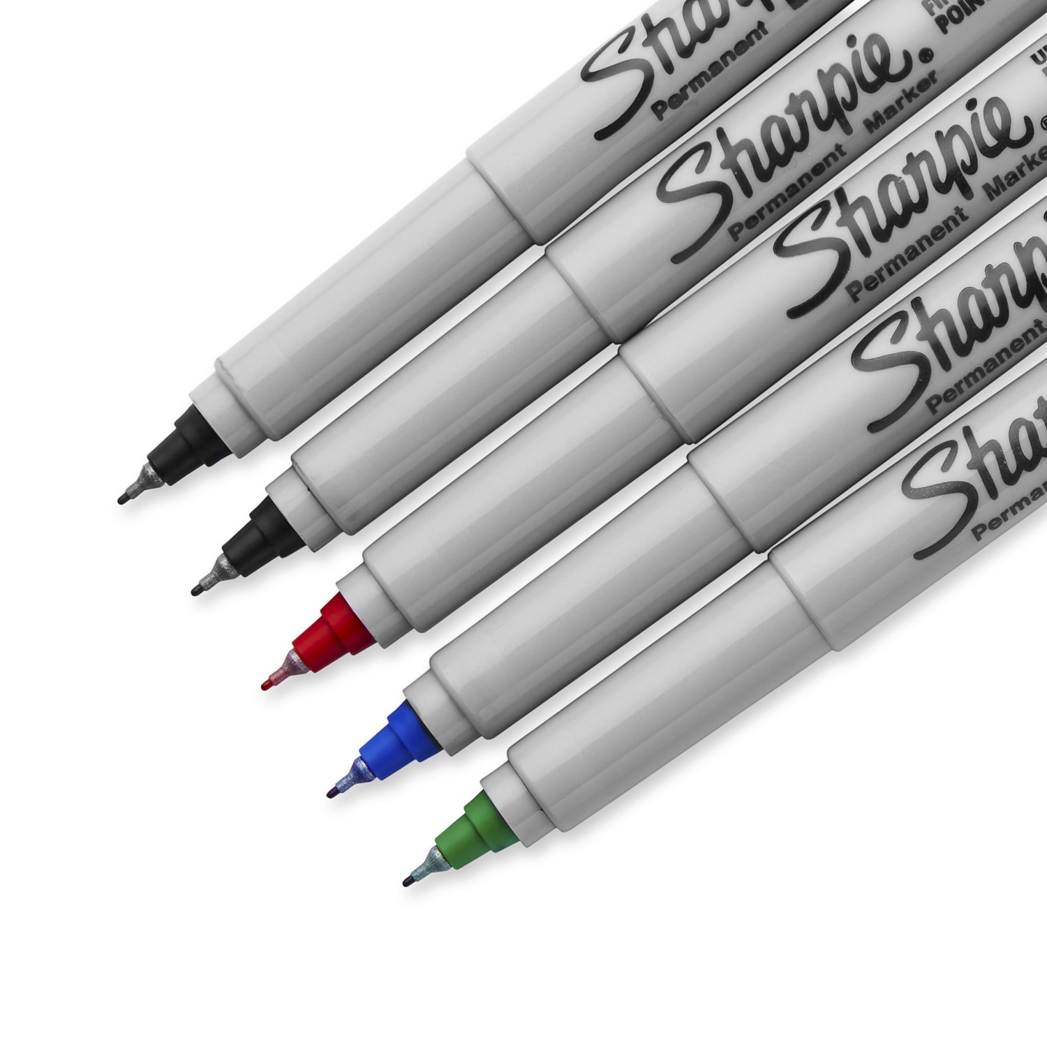 Sharpie Permanent Ultra-Fine Point Markers, Assorted Colors, Pack Of 5 Markers - Image 4