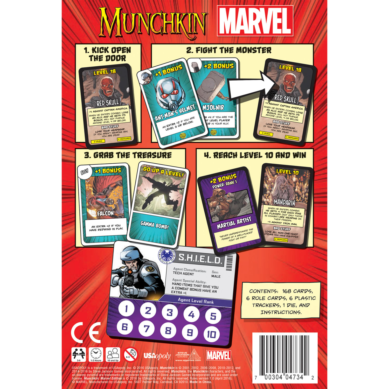 USAopoly MUNCHKIN: Marvel Edition Card Game - Image 5