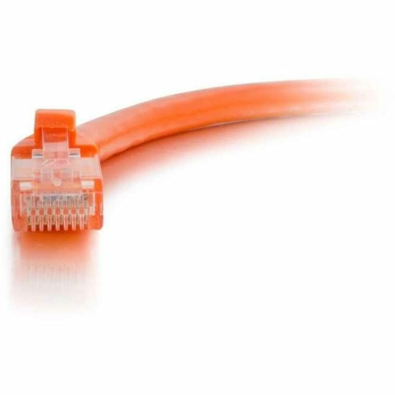 C2G 2ft Cat6 Ethernet Cable - Snagless Unshielded (UTP) - Orange - Category 6 for Network Device - RJ-45 Male - RJ-45 Male - 2ft - Orange - Image 4
