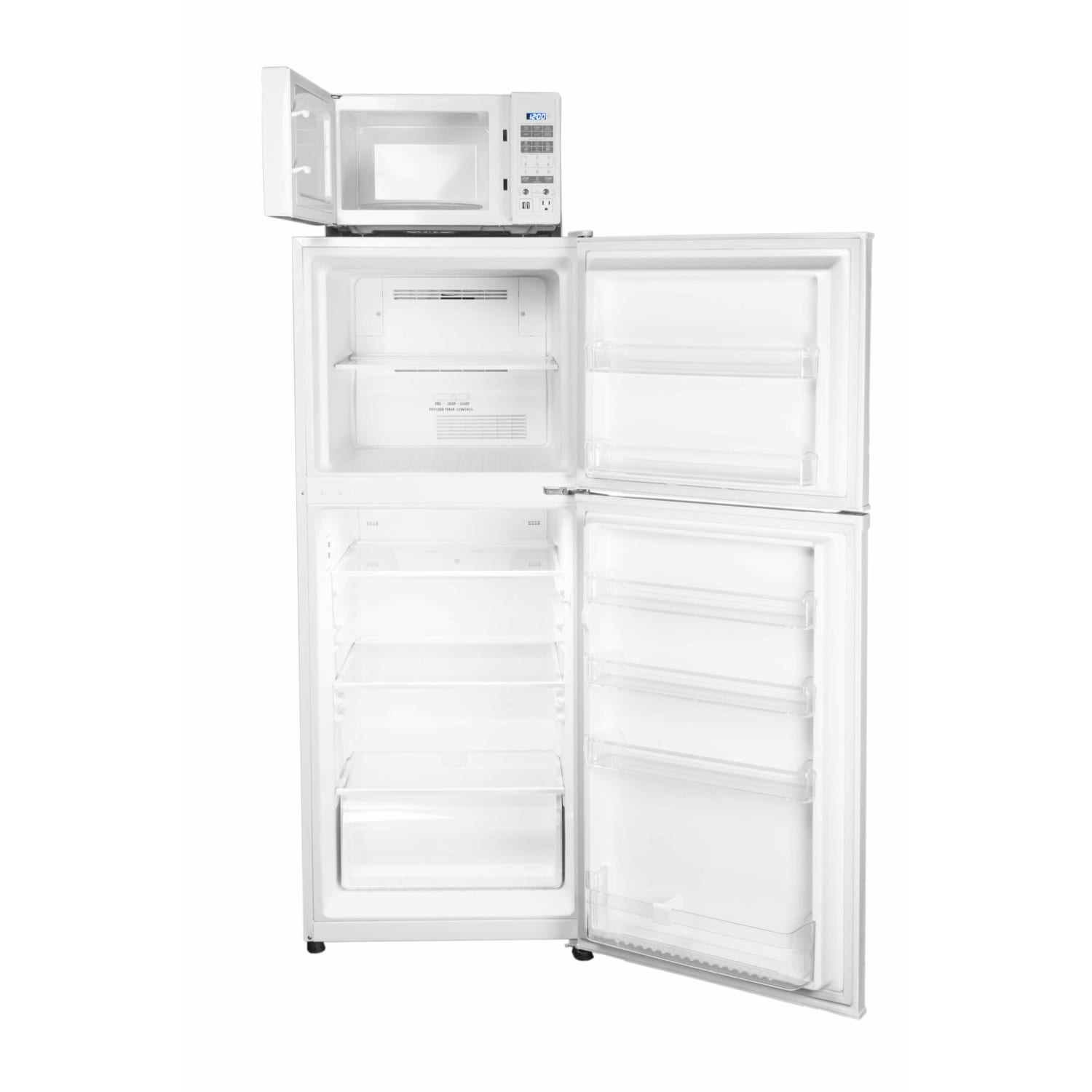 Danby 10.0 Cu. Ft./0.9 Cu. Ft. Combination Refrigerator/Microwave, Right Door Hinge, White - Image 6