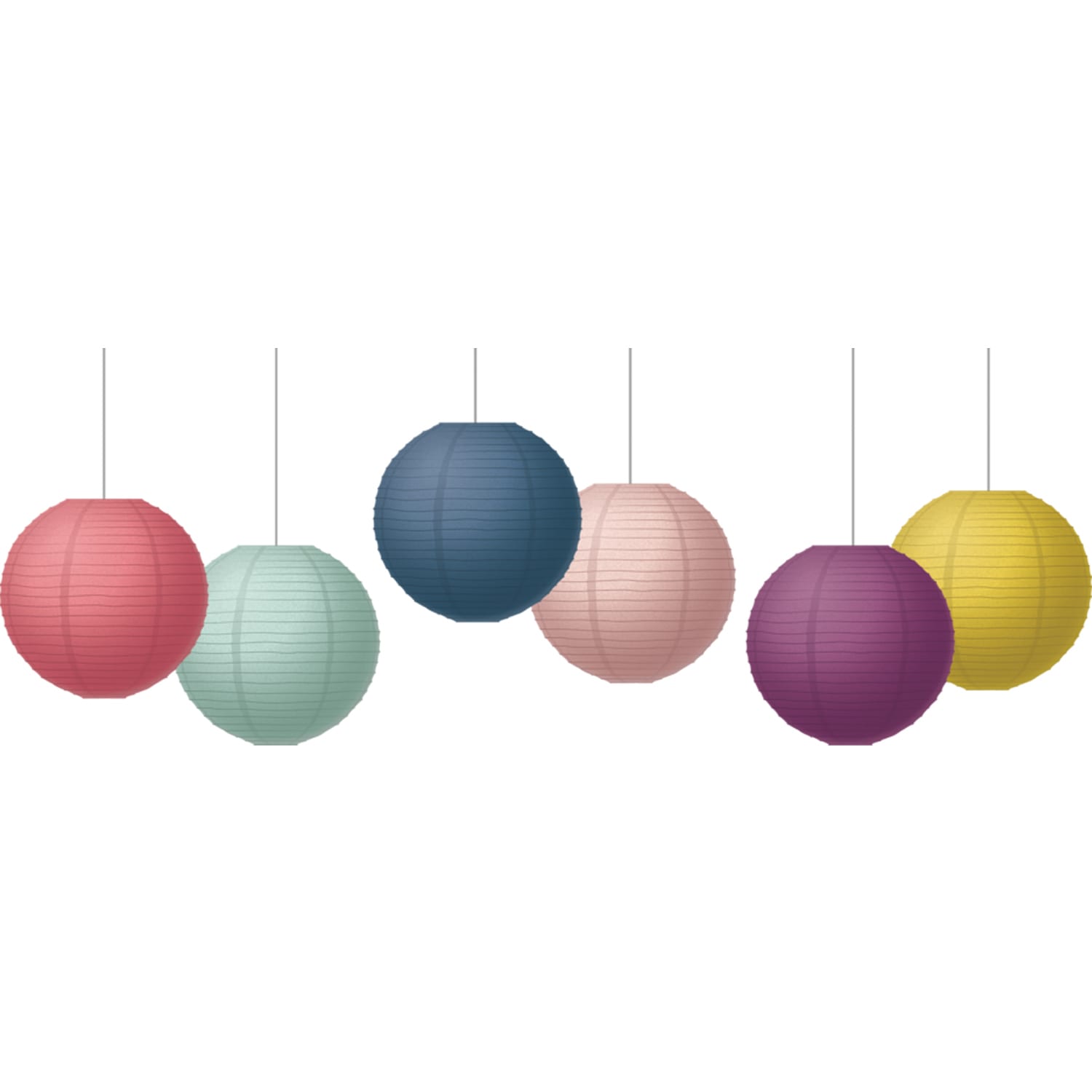 Teacher Created Resources Oh Happy Day 8in Paper Lanterns, 6 Per Pack, 3 Packs - Image 3