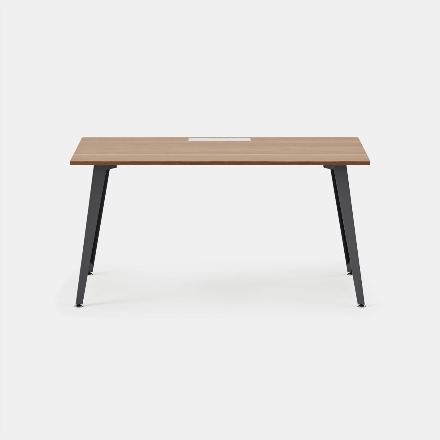 Branch Furniture Office Desk, Walnut/Charcoal - Image 3