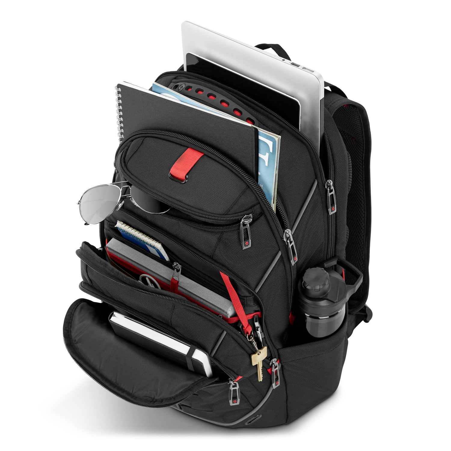 Samsonite Tectonic Nutech Carrying Case Backpack For 11in to 17in Laptops, Black - Image 5