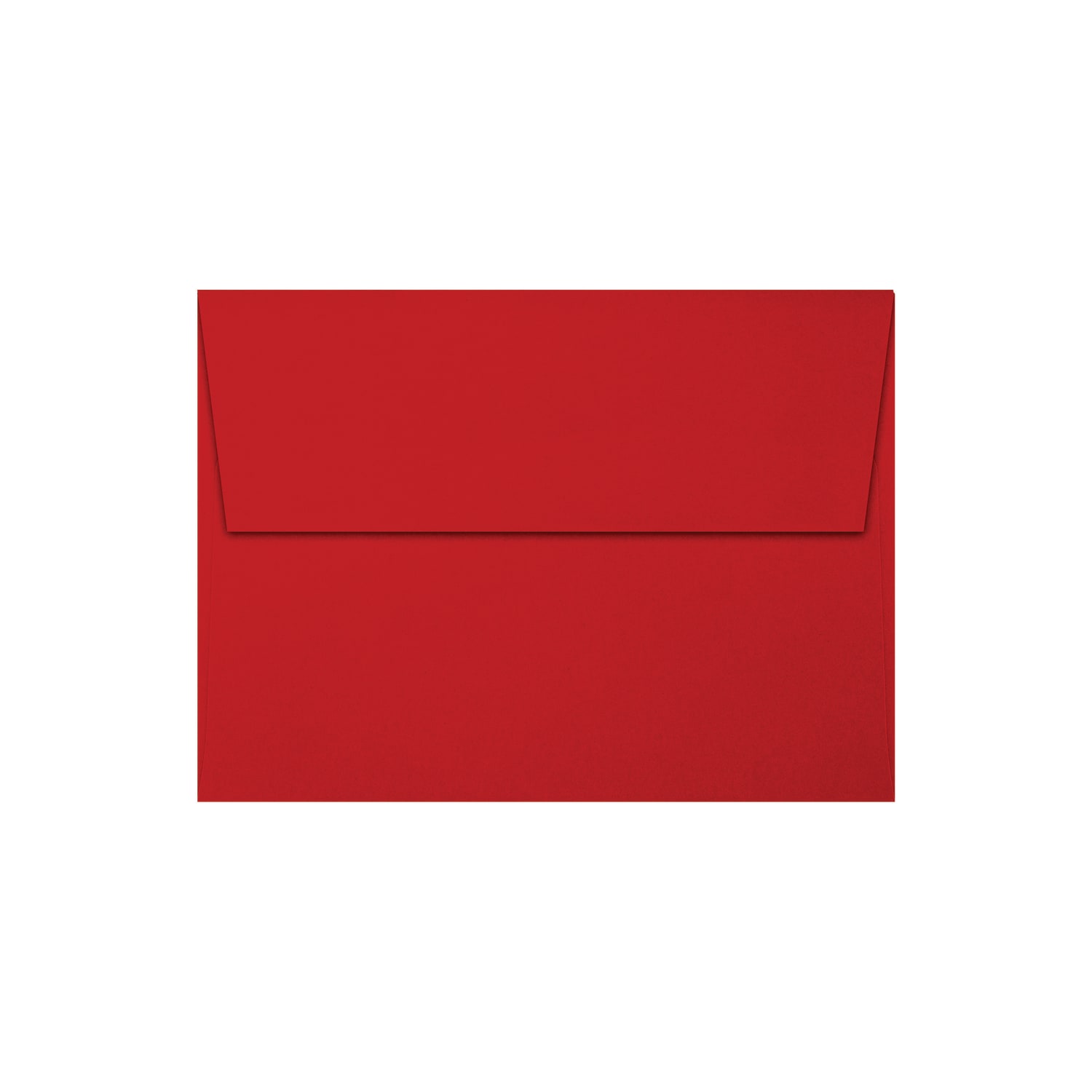 LUX Invitation Envelopes, A6, Gummed Seal, Holiday Red, Pack Of 50